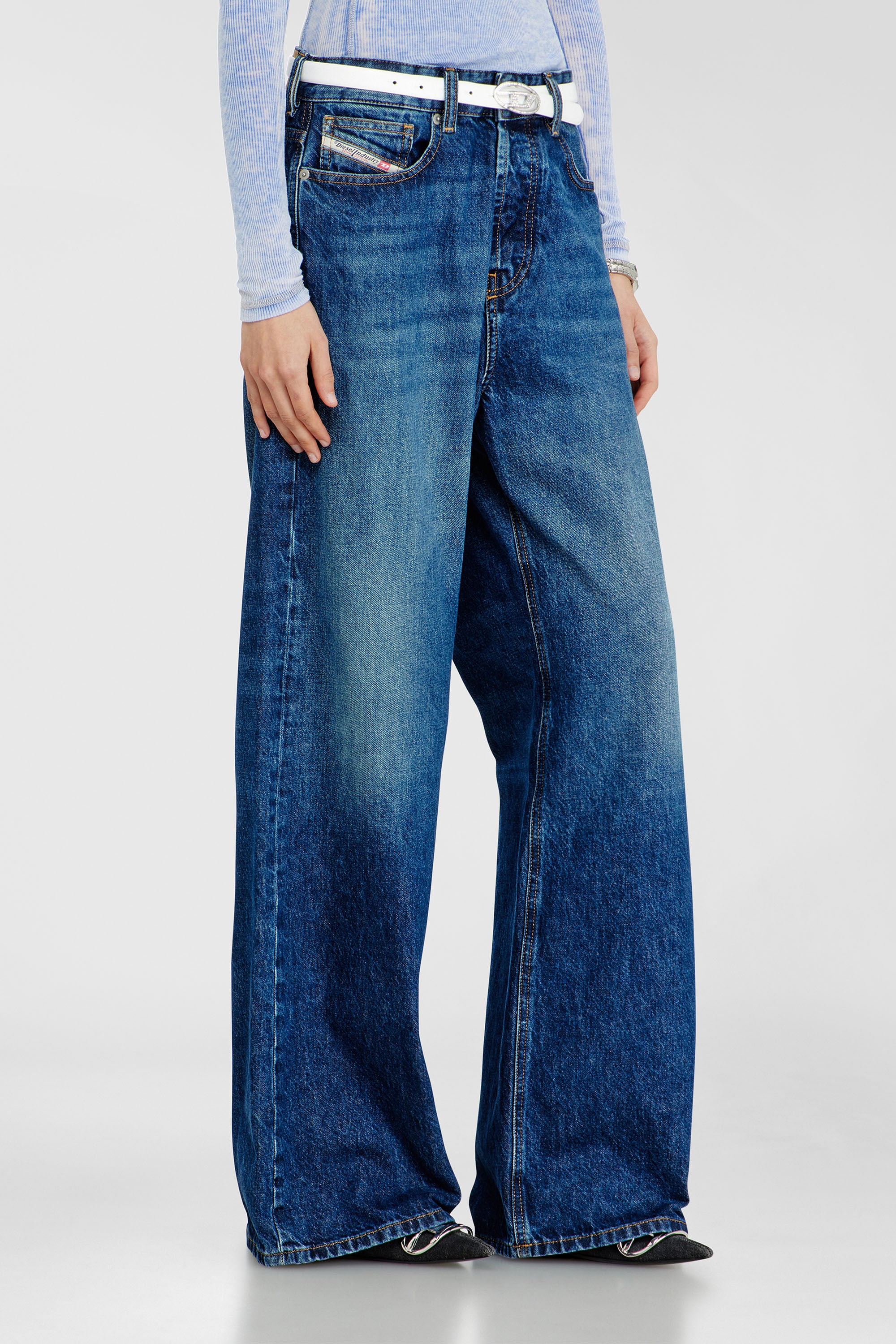 Women's Relaxed Jeans | Low Waist 1996 D-Sire | Dark Blue | Diesel TR