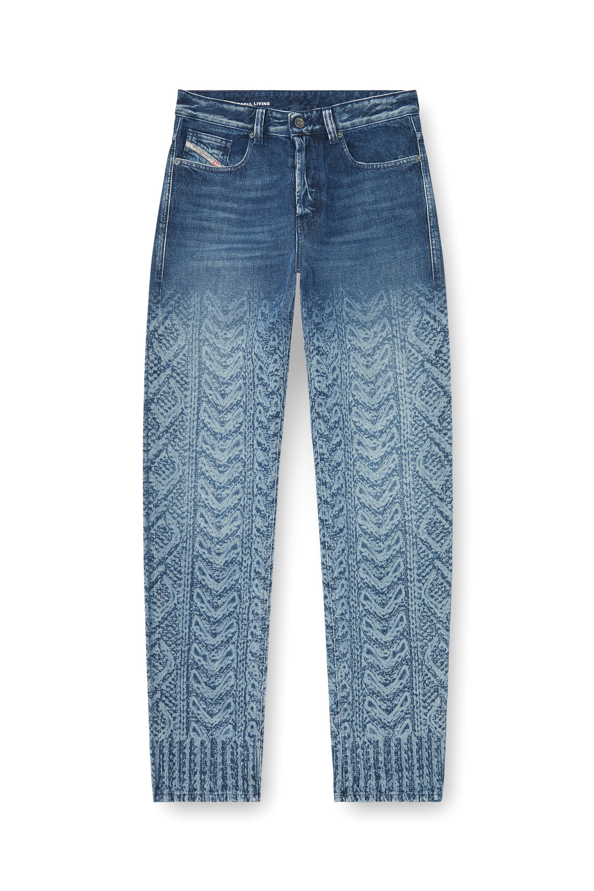 Diesel - Man's Regular Jeans 2024 D-Macs 007EV, Dark Blue - 6