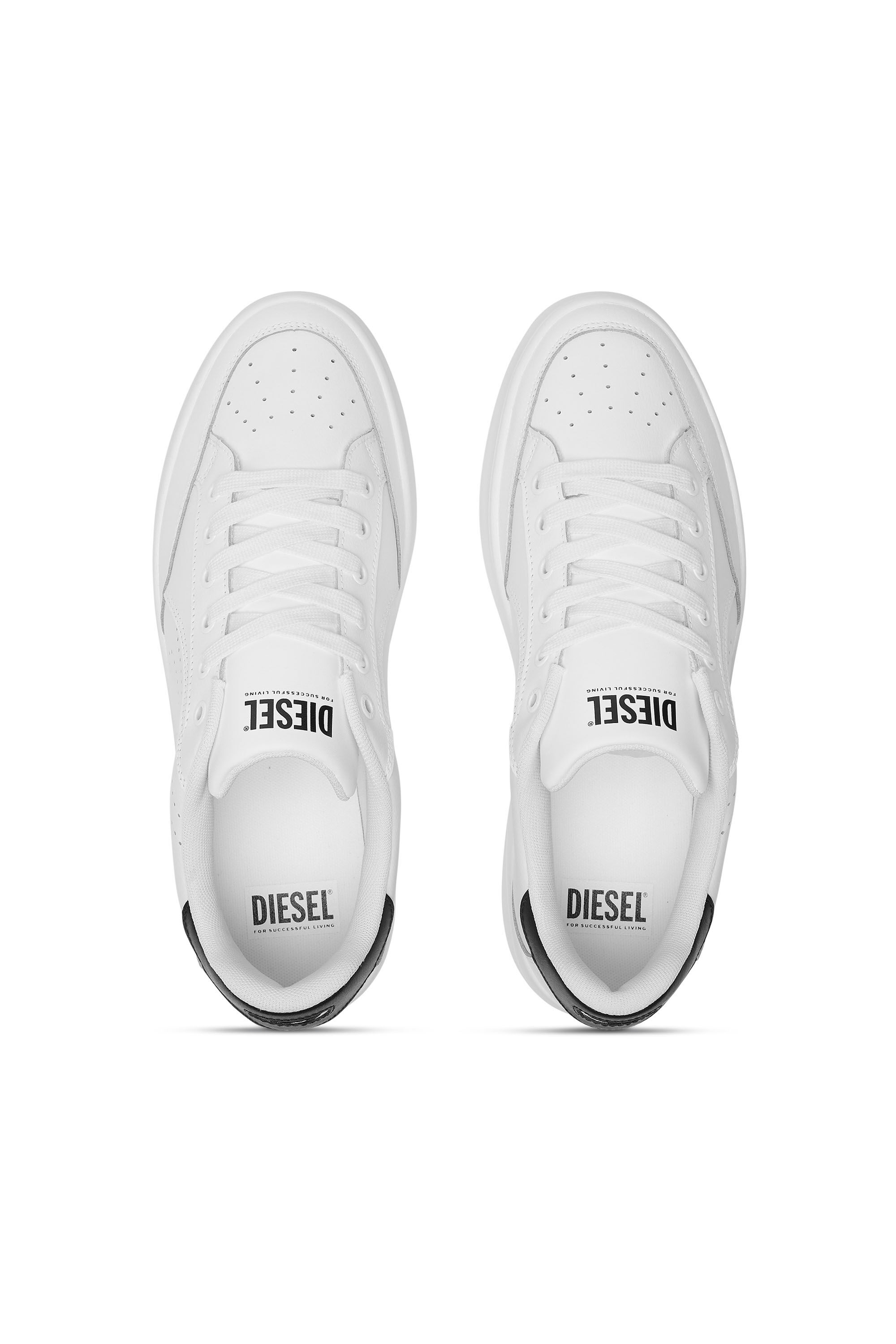 Men's S-Dakota-Leather sneakers with perforated logo