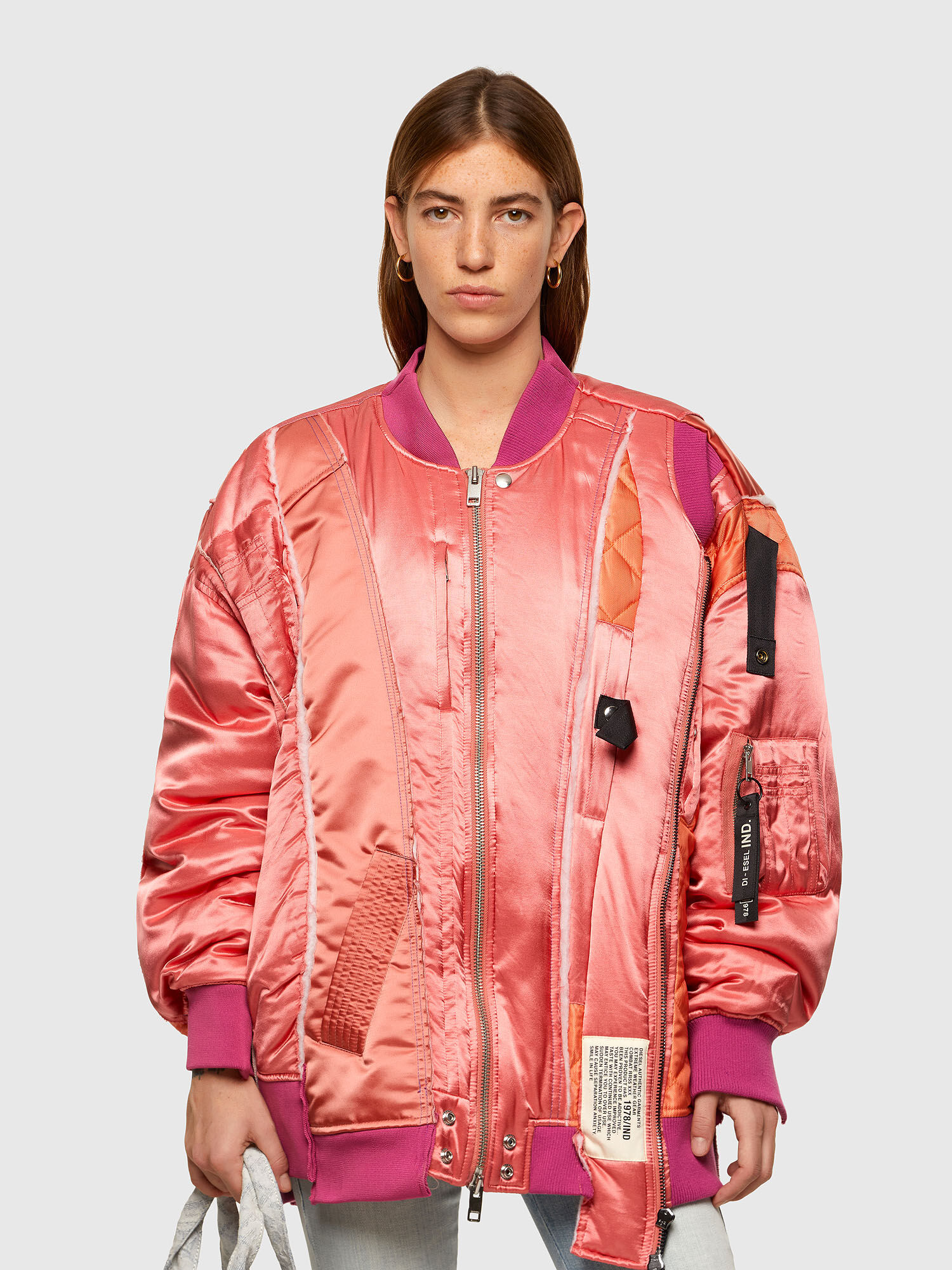 Pink diesel jacket clearance