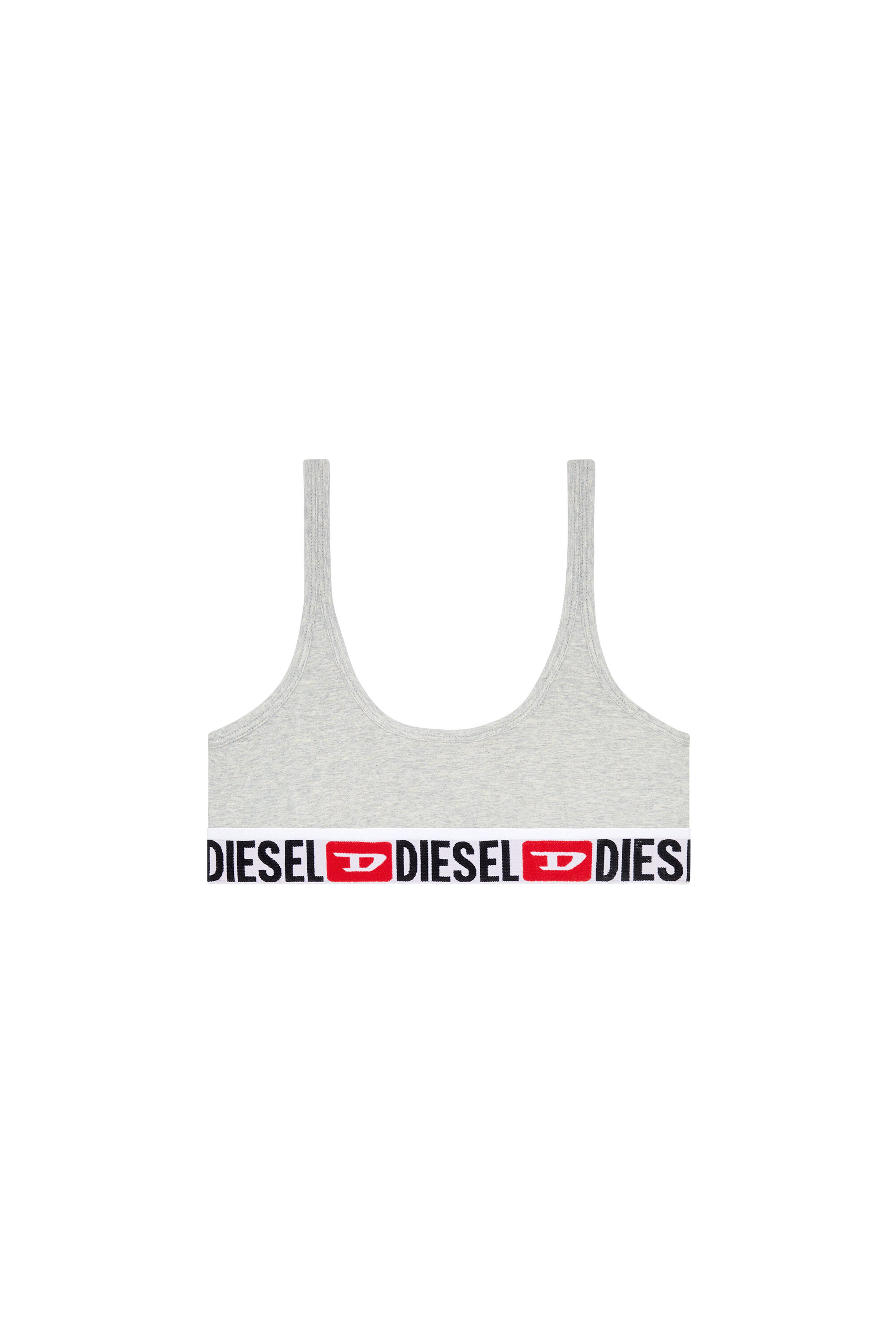 ブラジャー DIESEL | UFSB-ORIBA BRA GREY A13122 0NJAP 9CB Women's Bralette with logo band | Grey | Diesel