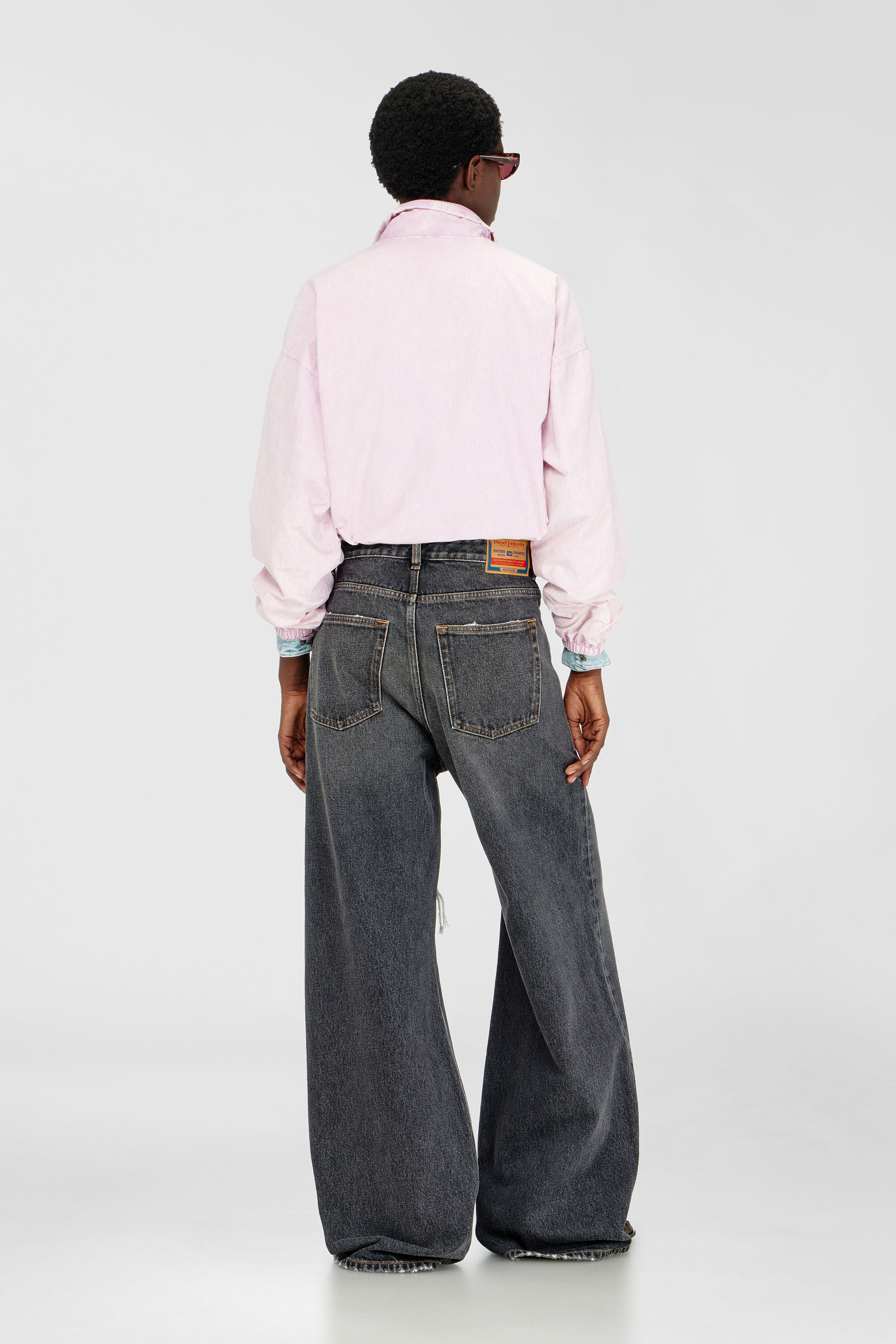 1996 D-Sire Woman: Relaxed Black/Dark grey Baggy Jeans | Diesel
