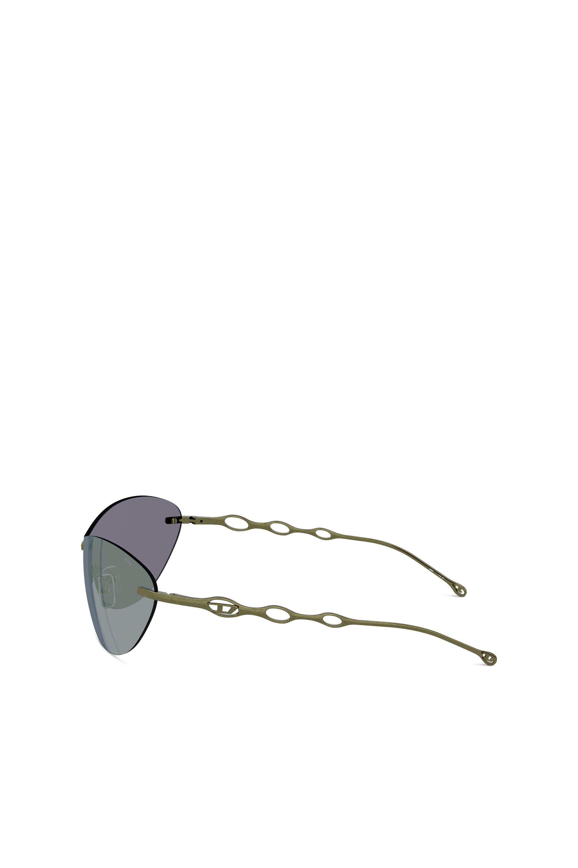 Women's Iconic oval sunglasses | Green | Diesel