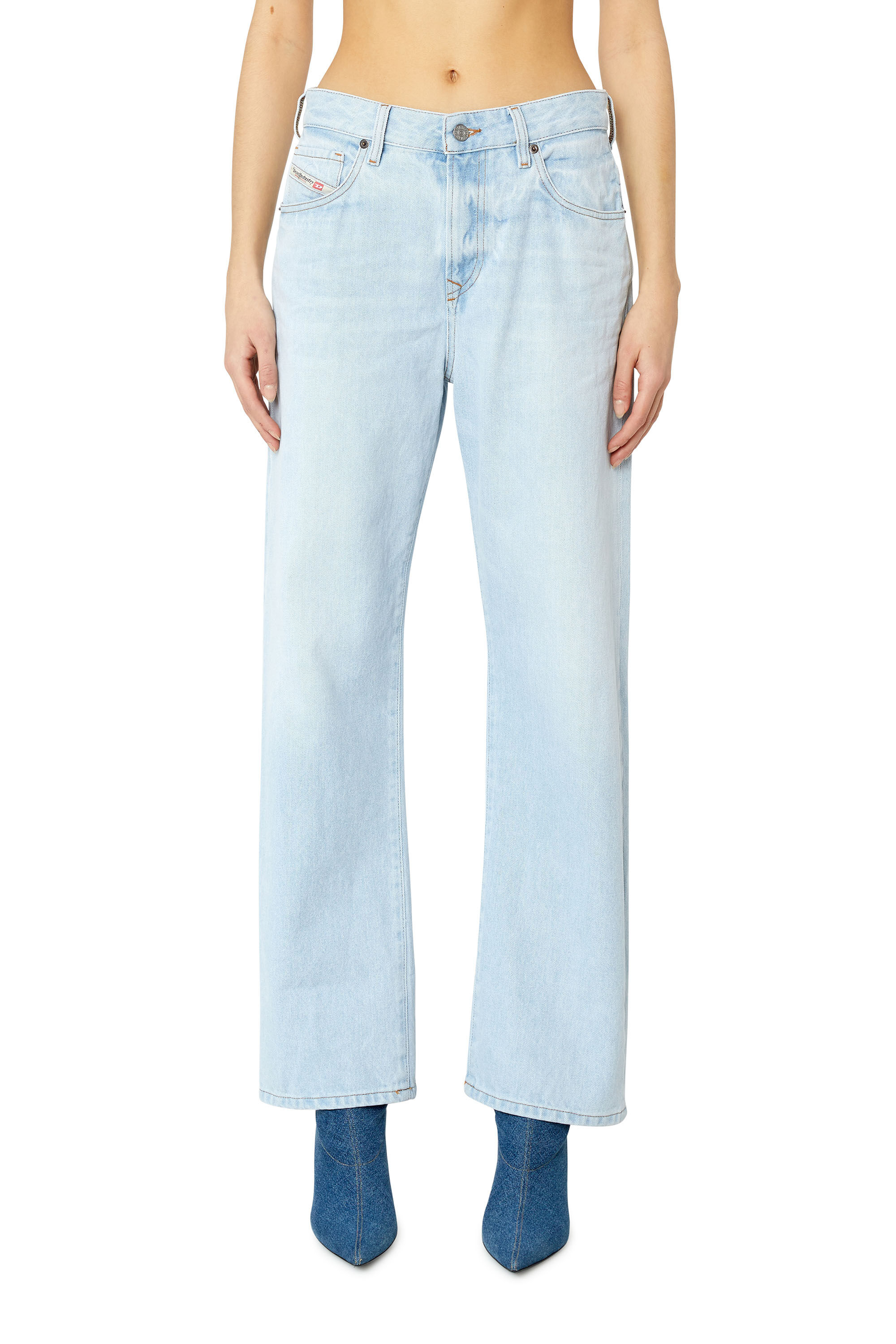 Diesel - 1999 D-Reggy 007L4 Straight Jeans, Light Blue - Image 3