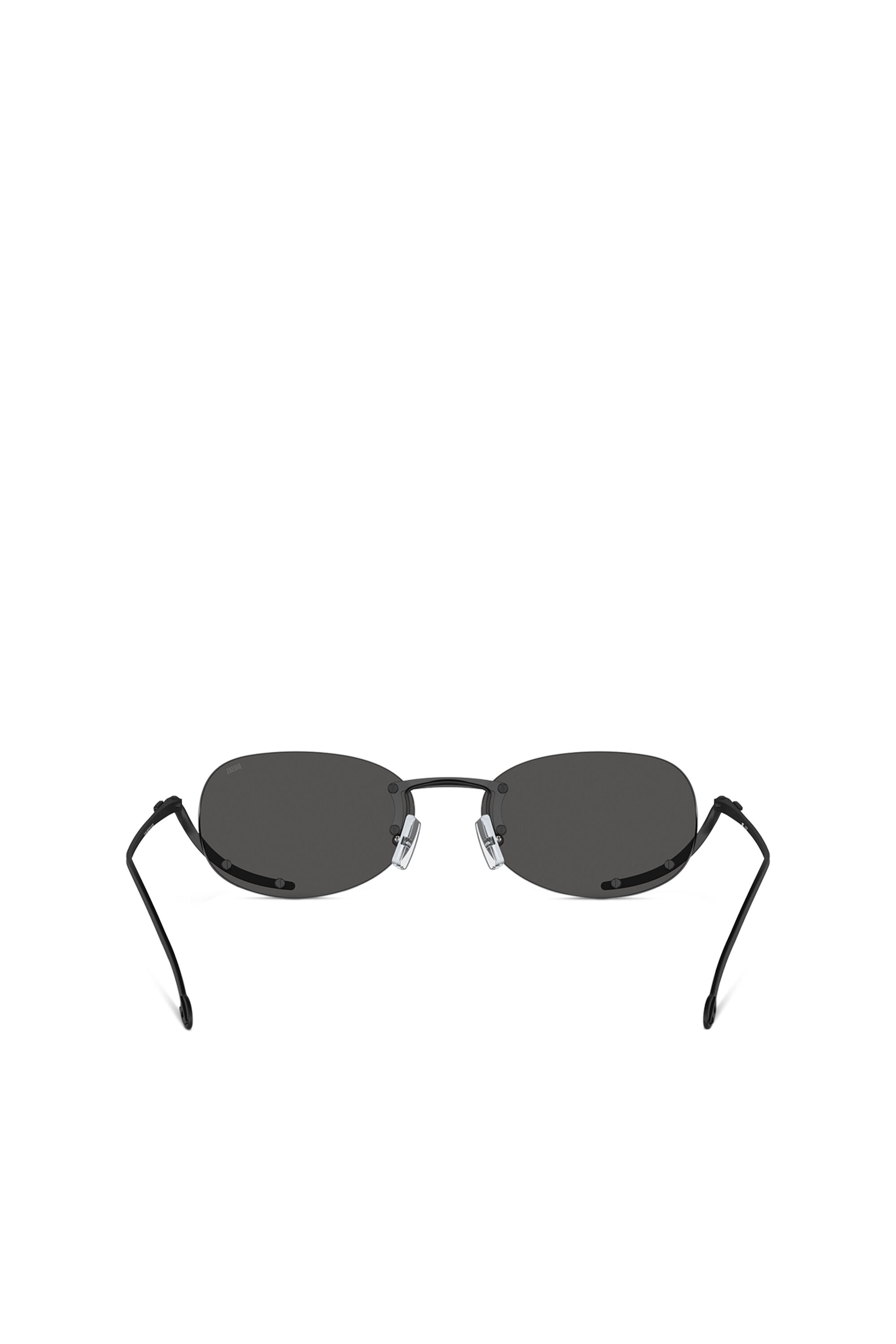 【海外 正規品】 Women's Oval Diesel | Black | sunglasses 小物