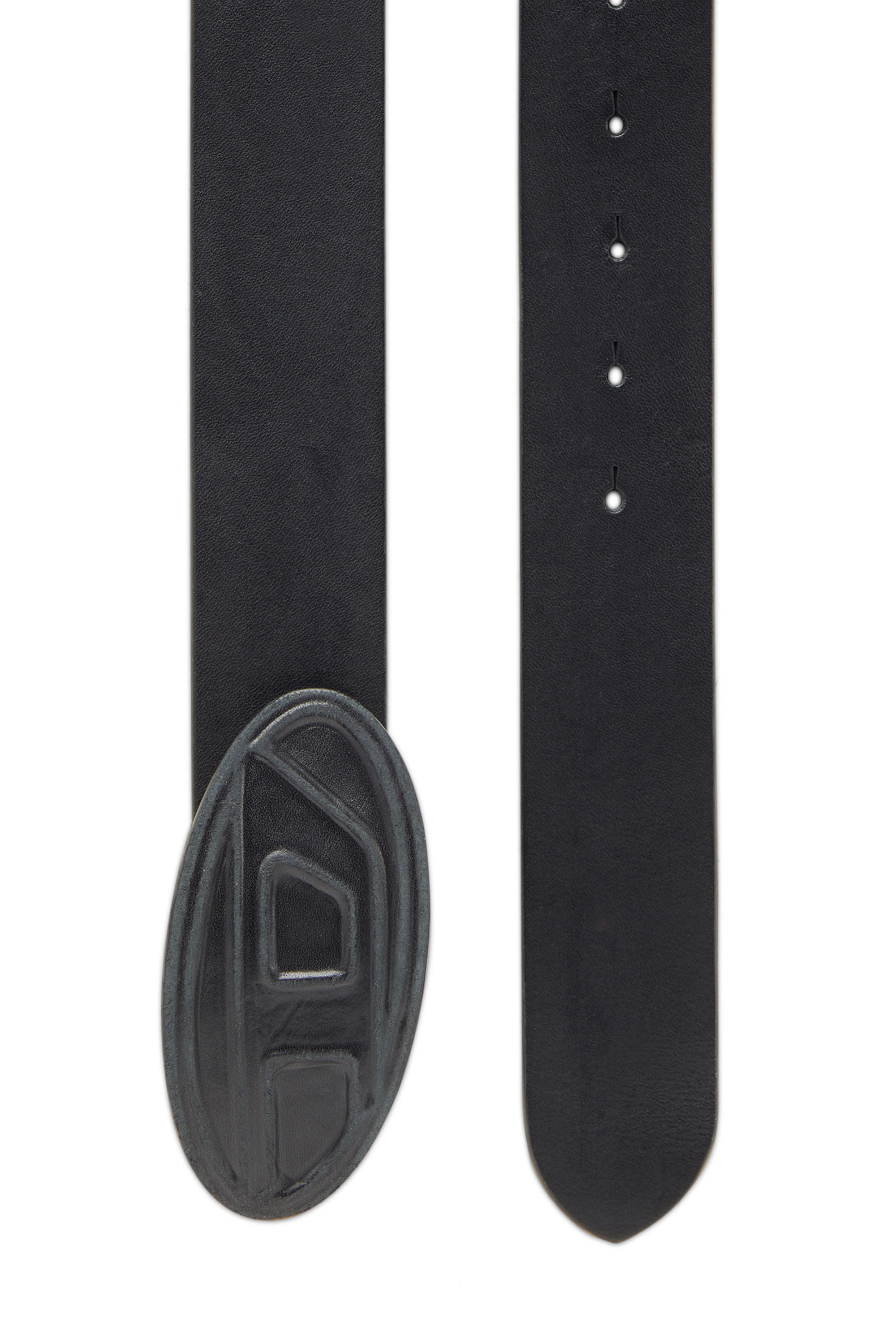B-1DR SCRATCH Man: Leather belt with leather 'D' buckle | Diesel B-1DR SCRATCH Man: Leather belt with leather 'D' buckle | Diesel