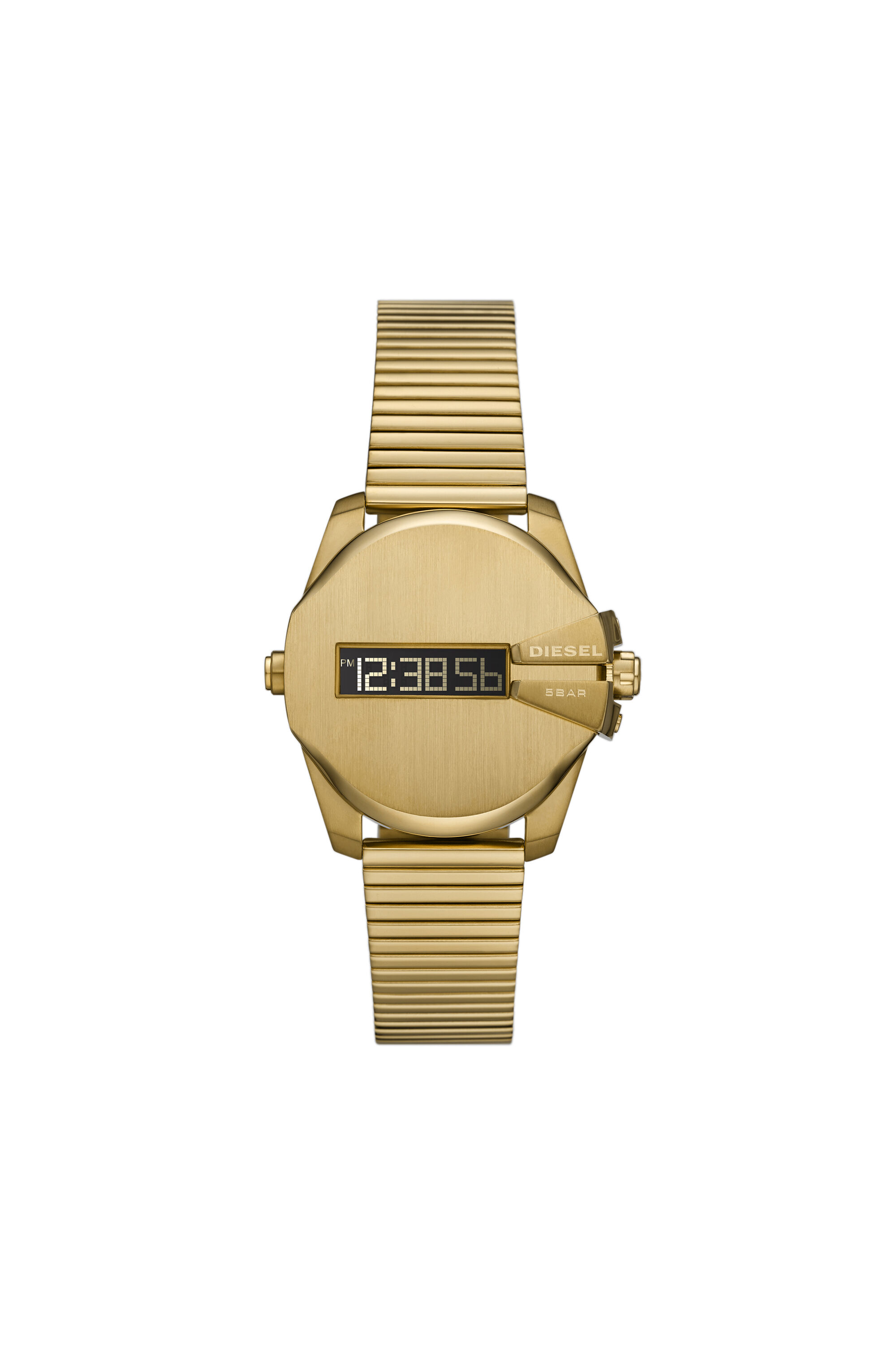 DZ1961: Gold digital steel watch | Diesel Baby Chief