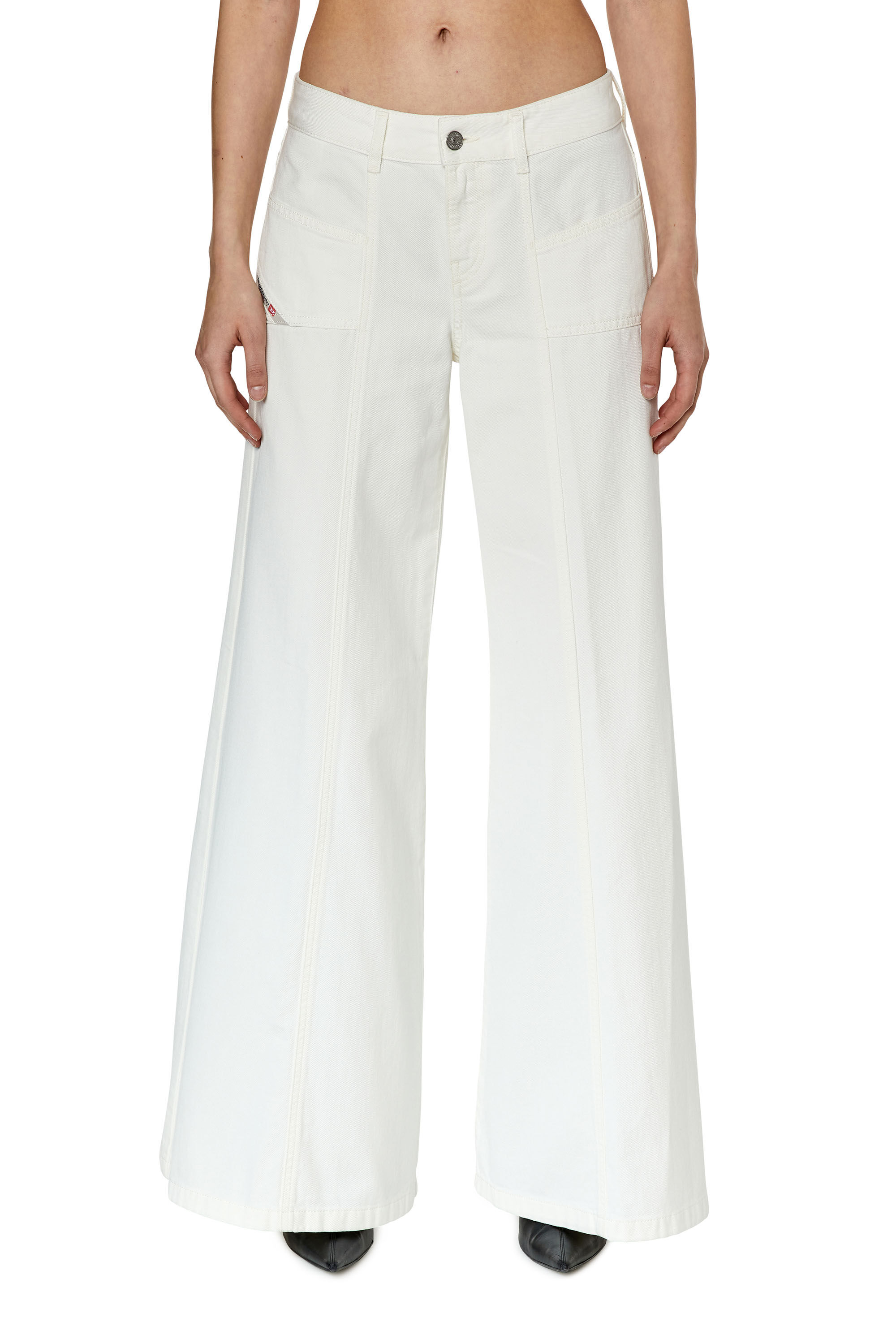 Women's Bootcut and Flare Jeans, White
