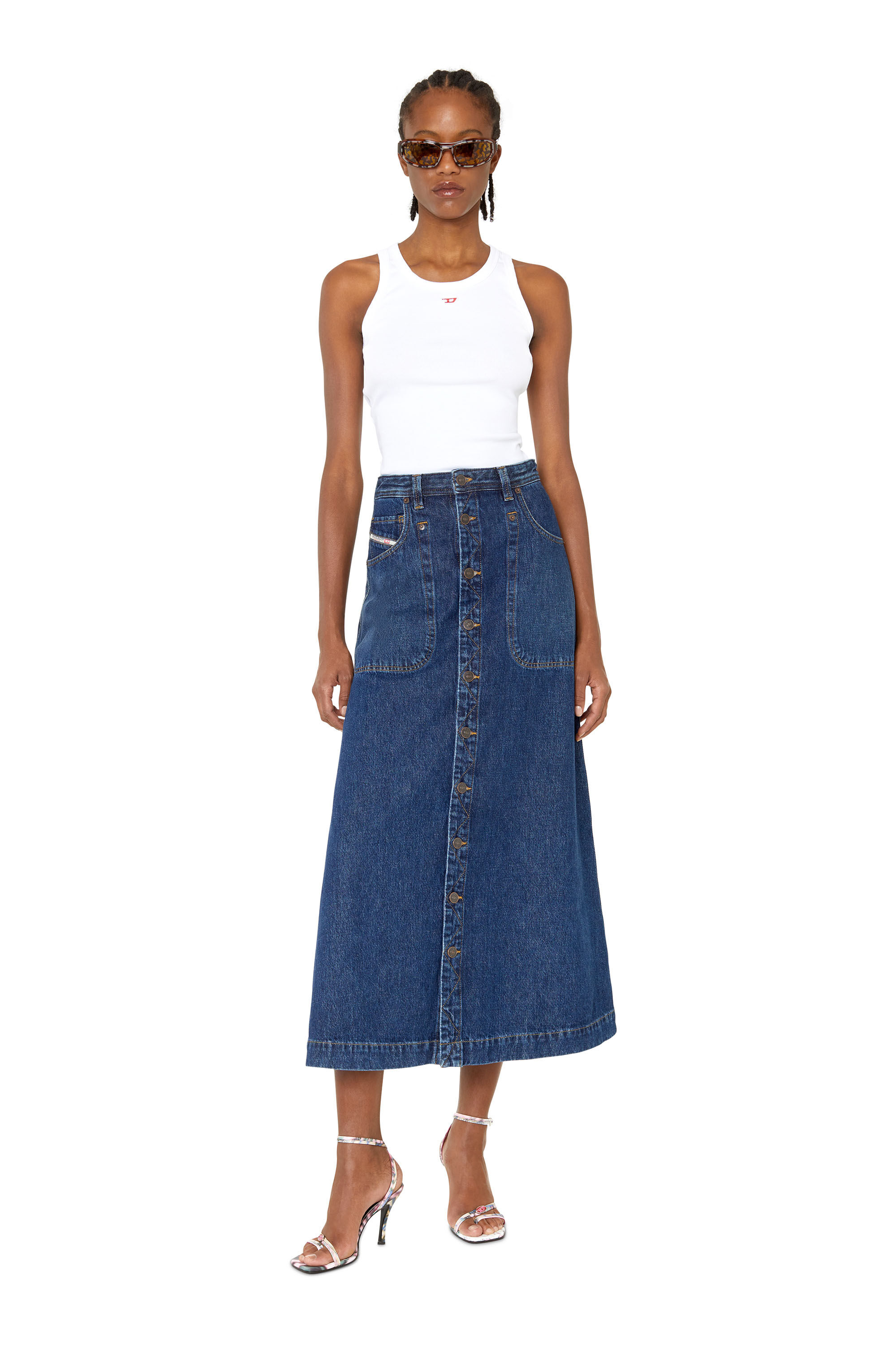 A line 2025 maxi skirt