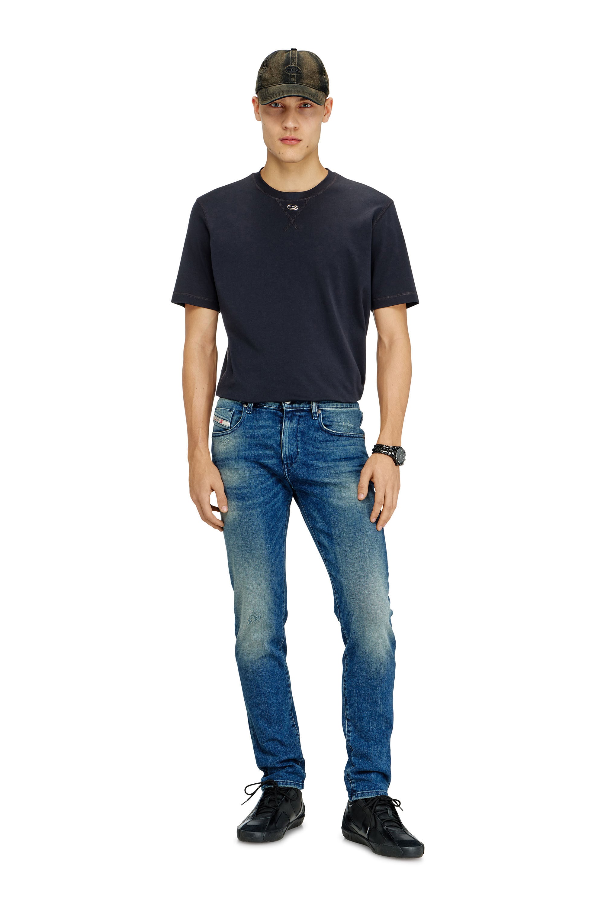 Men's Slim Jeans | Regular Waist 2019 D-StruktMedium blue | Diesel TR