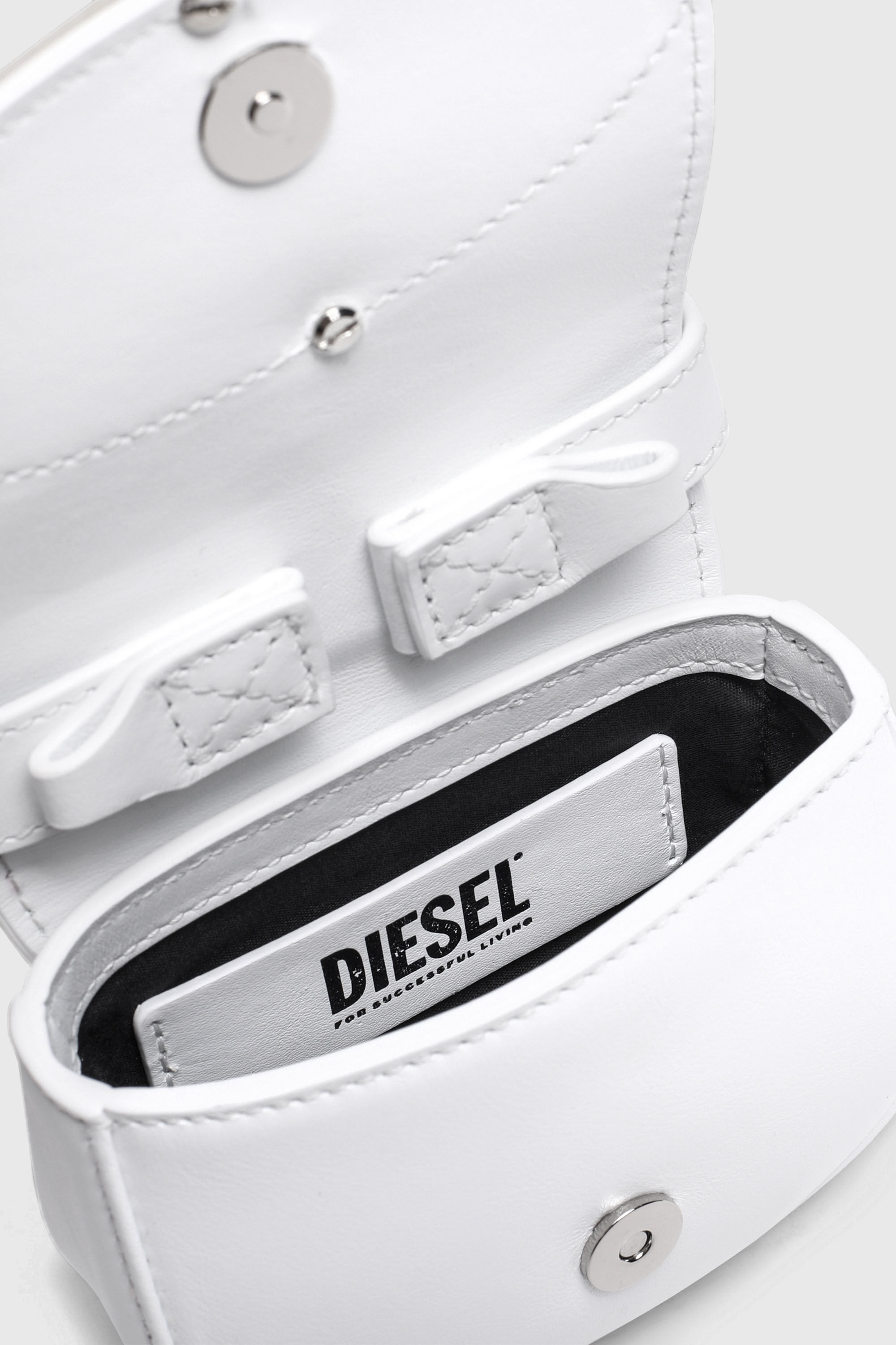 1DR XS Bag Woman: leather mini Bag with D logo plaque | Diesel