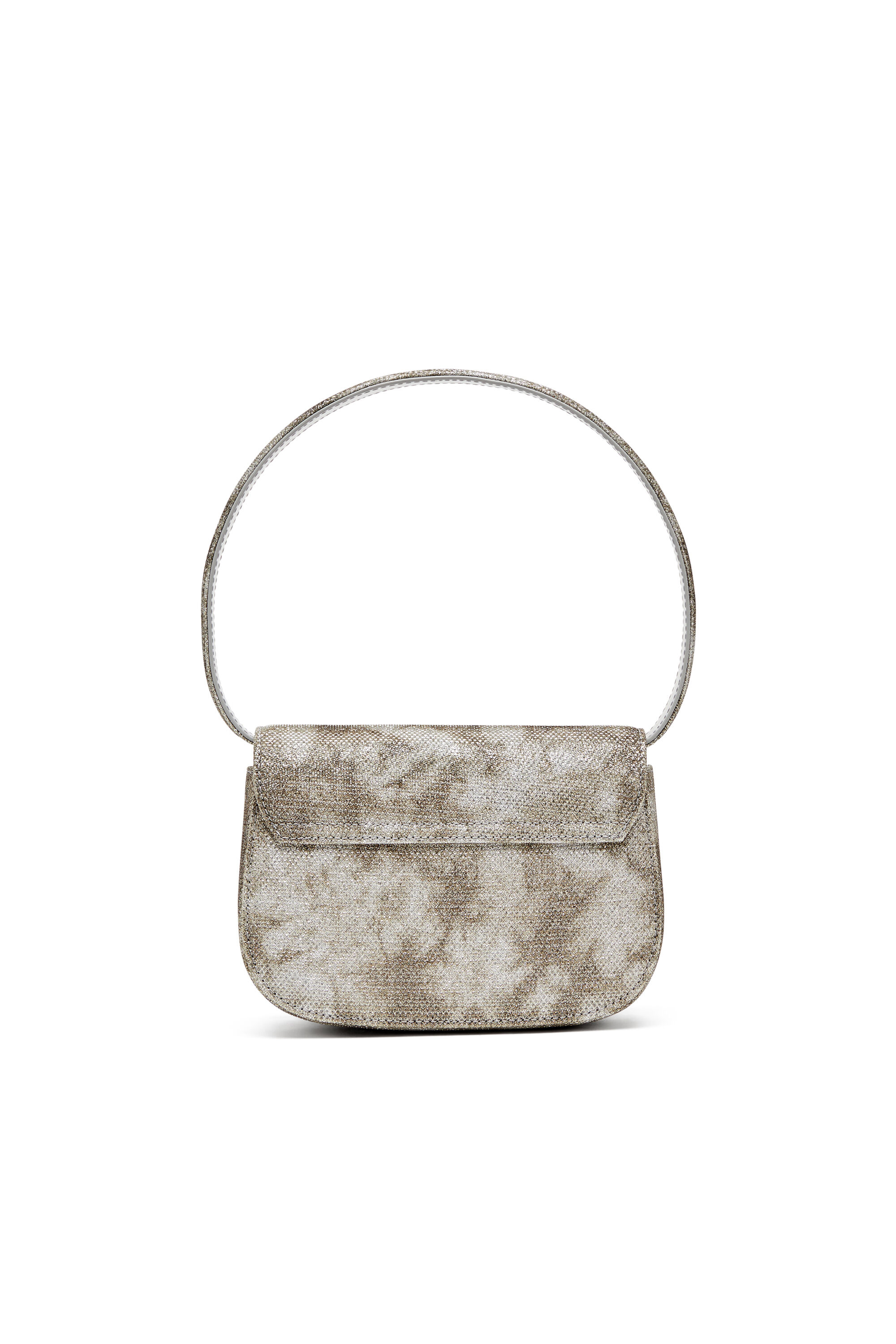 Women's 1DR-Iconic shoulder bag in shimmer fabric | Green