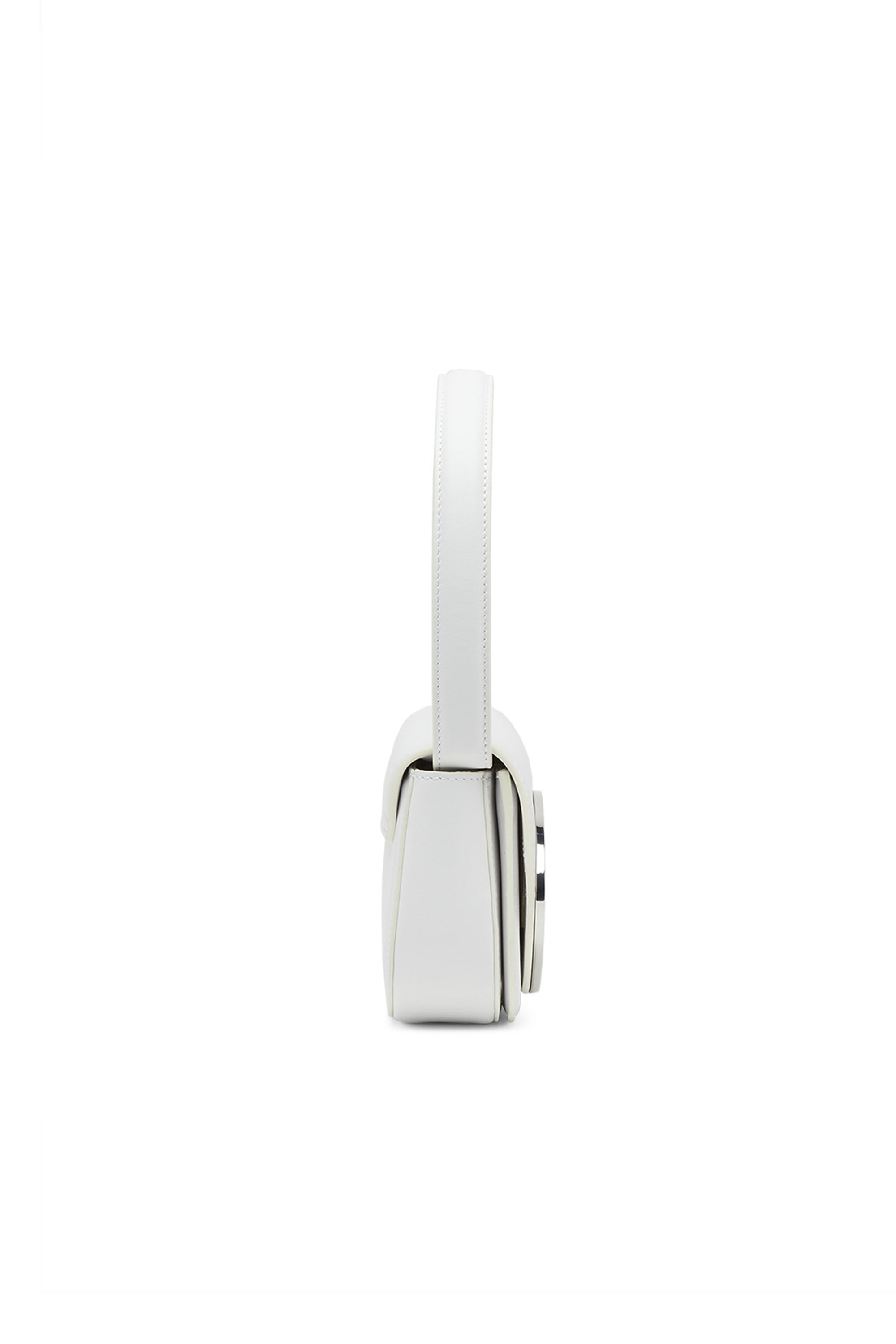 DIESELバック　ホワイト Women's 1DR-Iconic shoulder bag in nappa leather | White