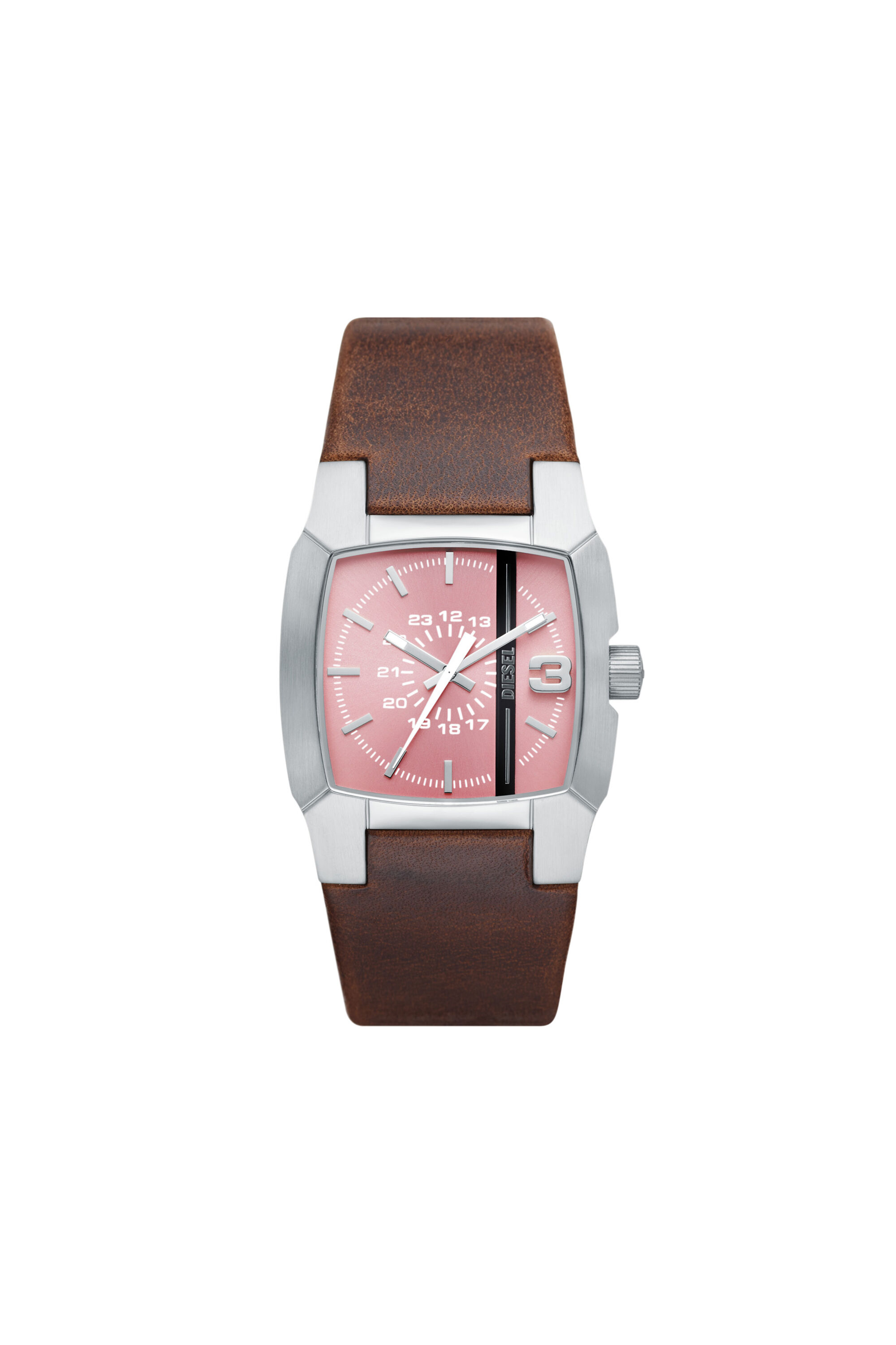 DZ1999: Cliffhanger Brown Leather Watch | Diesel