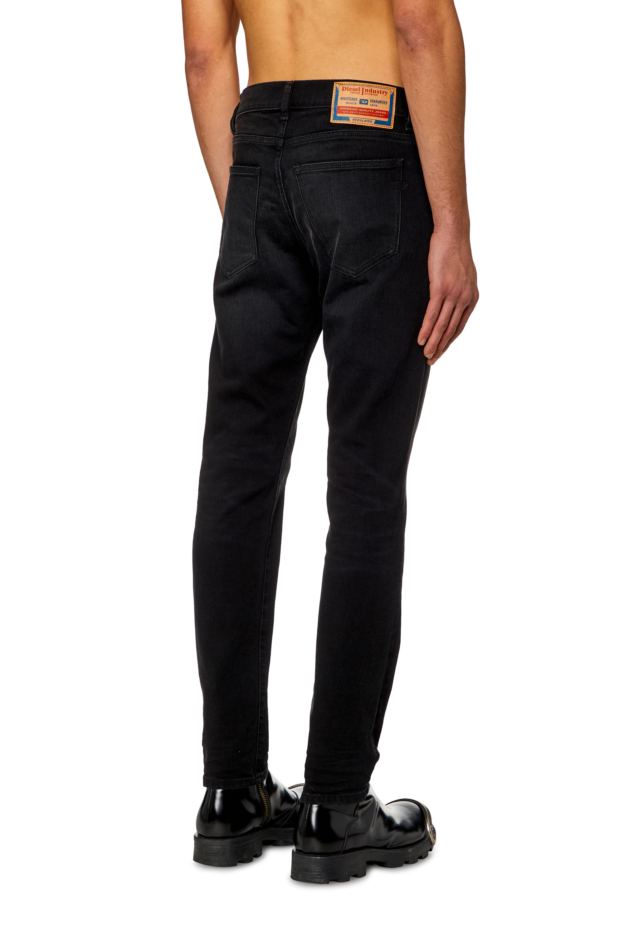 Men's Slim Jeans | Black/Dark grey | Diesel 2019 D-Strukt