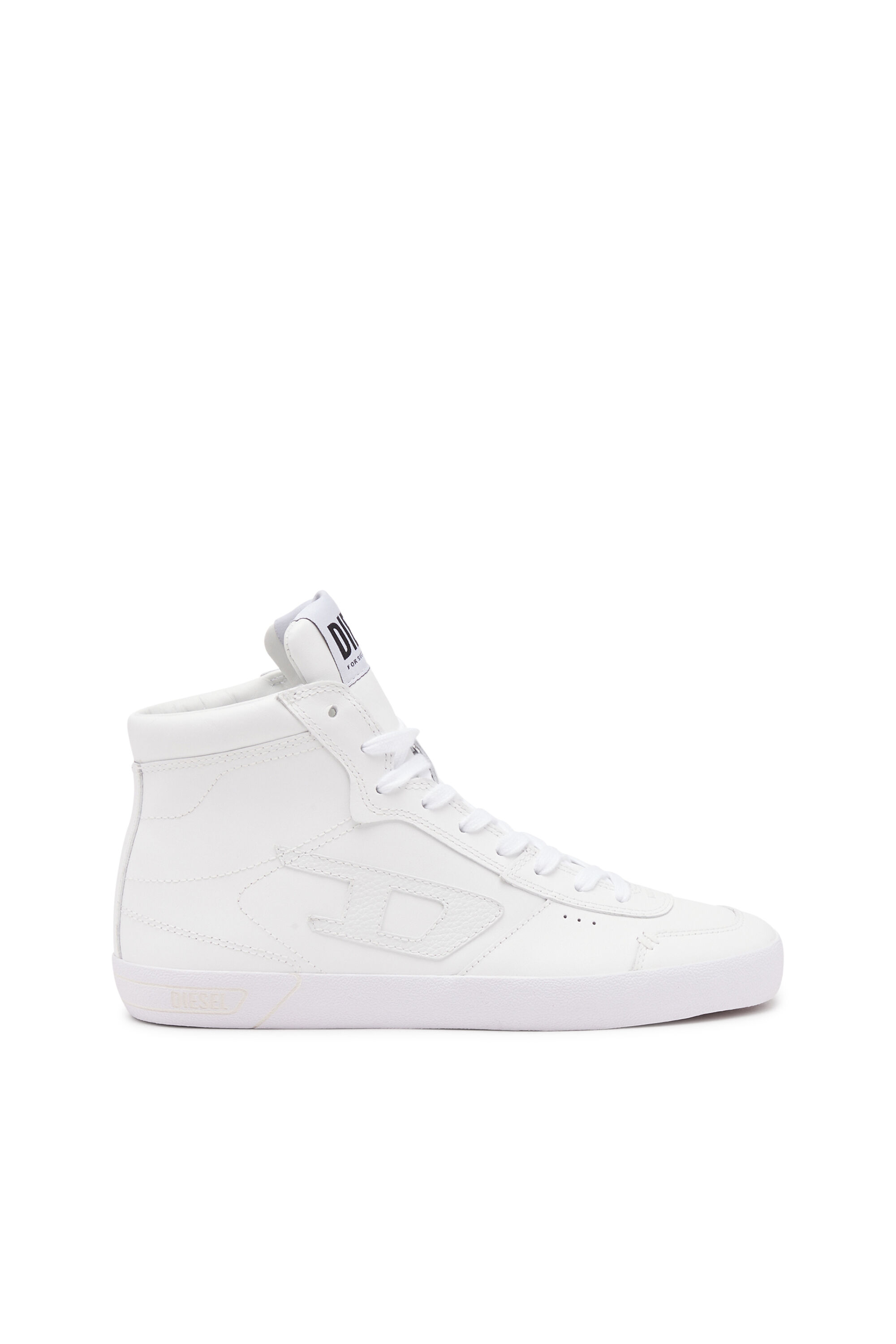 Men's S-Leroji Mid-Leather high-top sneakers | White | Diesel