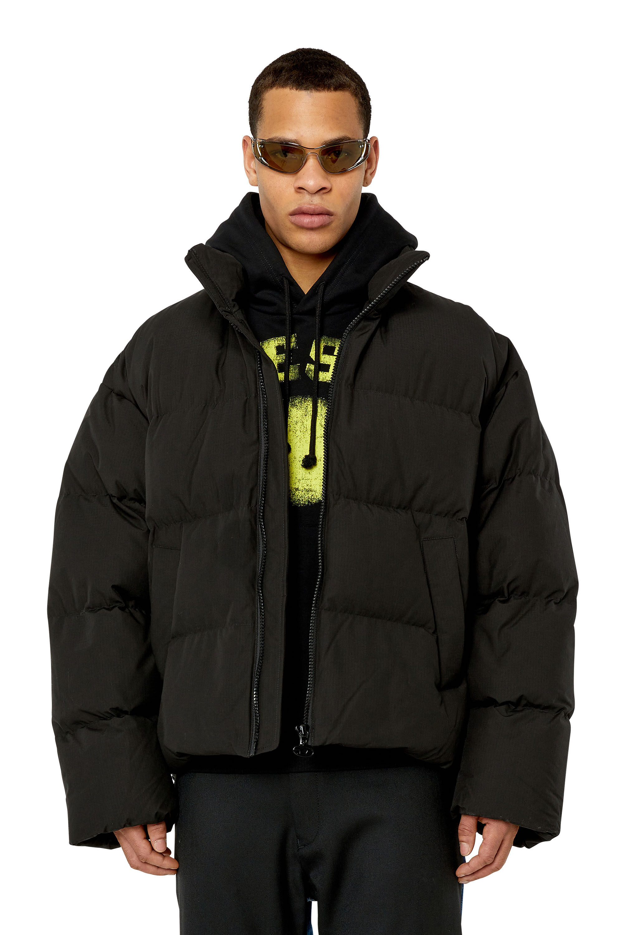 Black hot sale diesel jacket