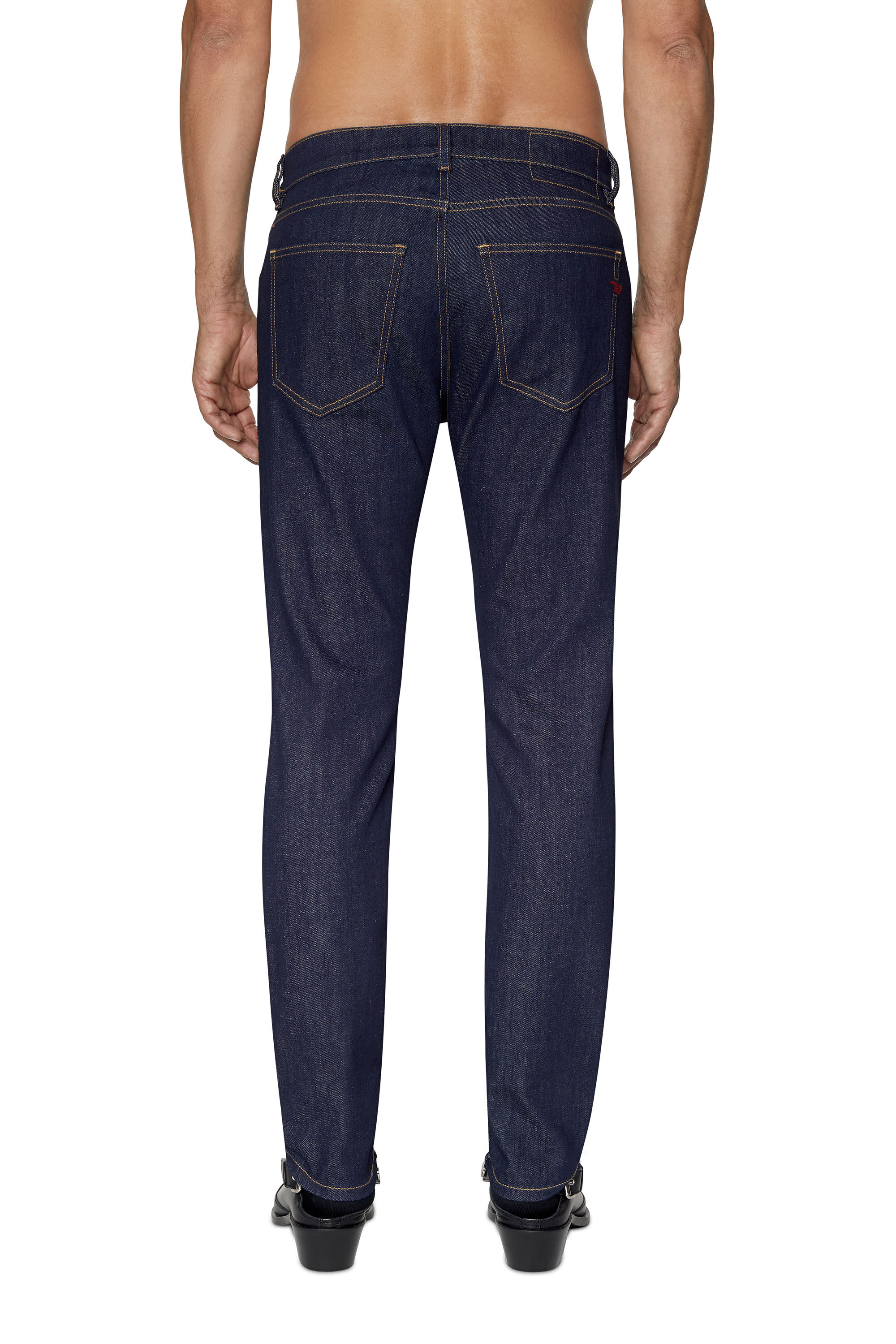 2019 D STRUKT Man Dark blue Slim fit Jeans mid rise Diesel