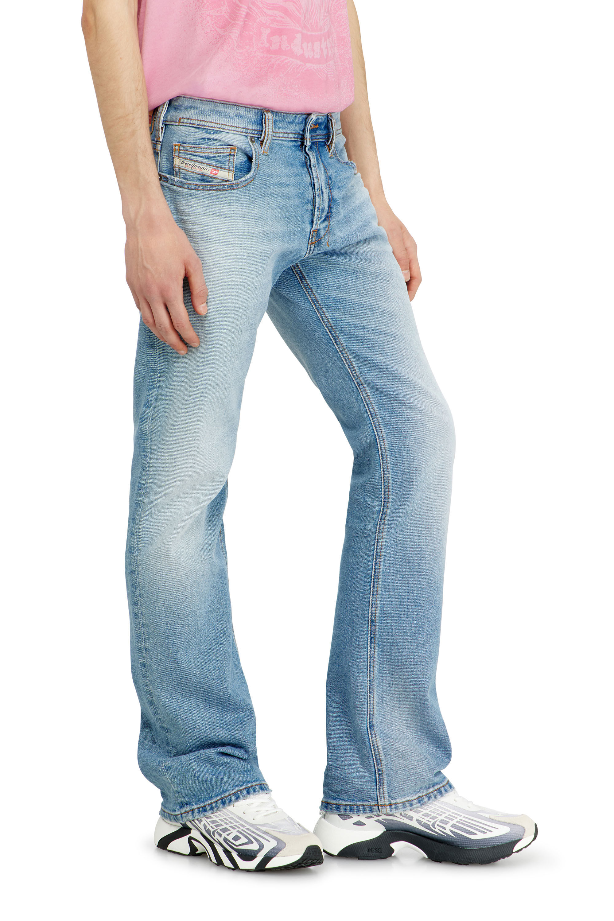 Men's Bootcut Jeans | Low Waist 2007 ZatinyLight Blue | Diesel TR