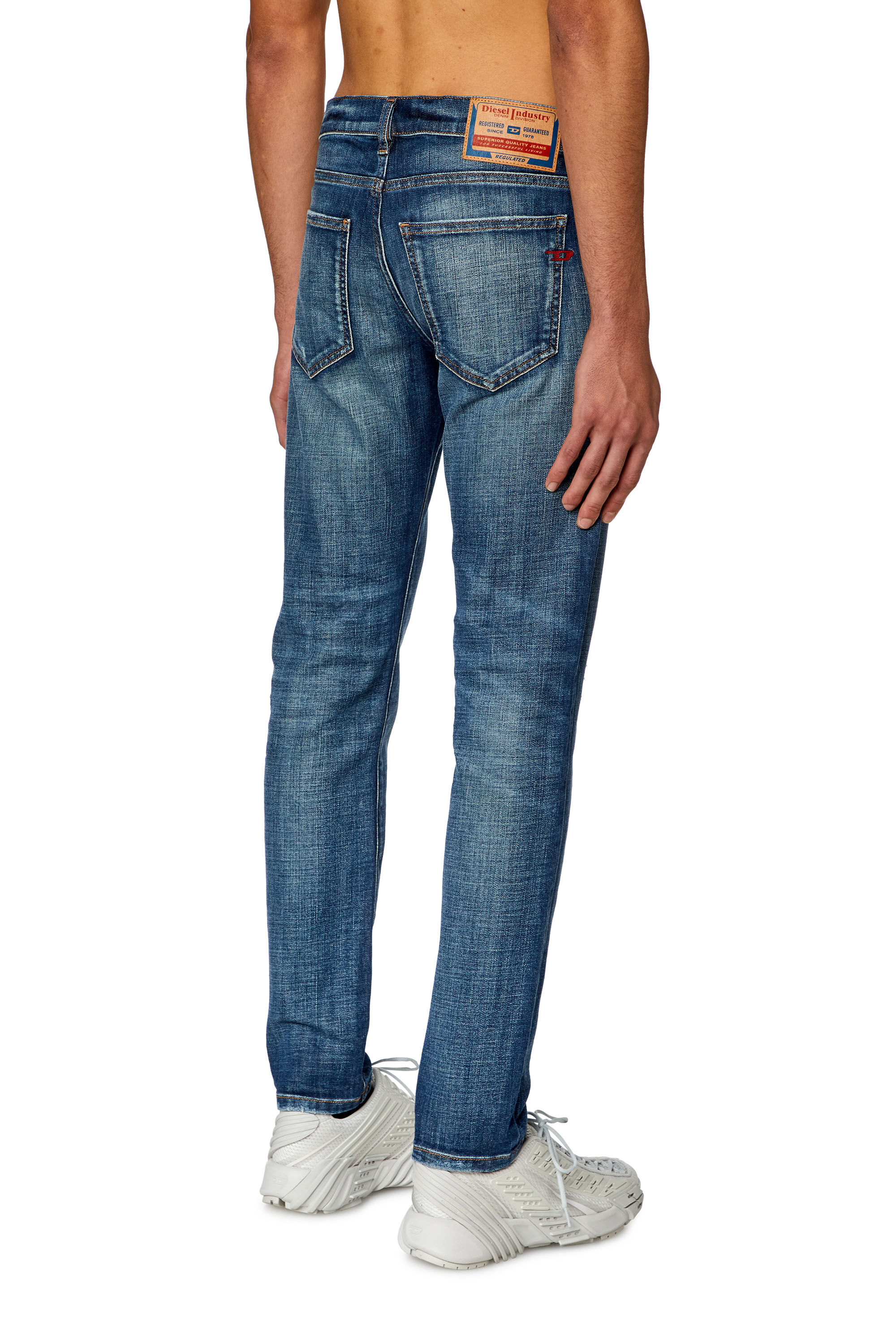 Diesel - Man's Slim Jeans 2019 D-Strukt 0DQAA, Dark Blue - 2