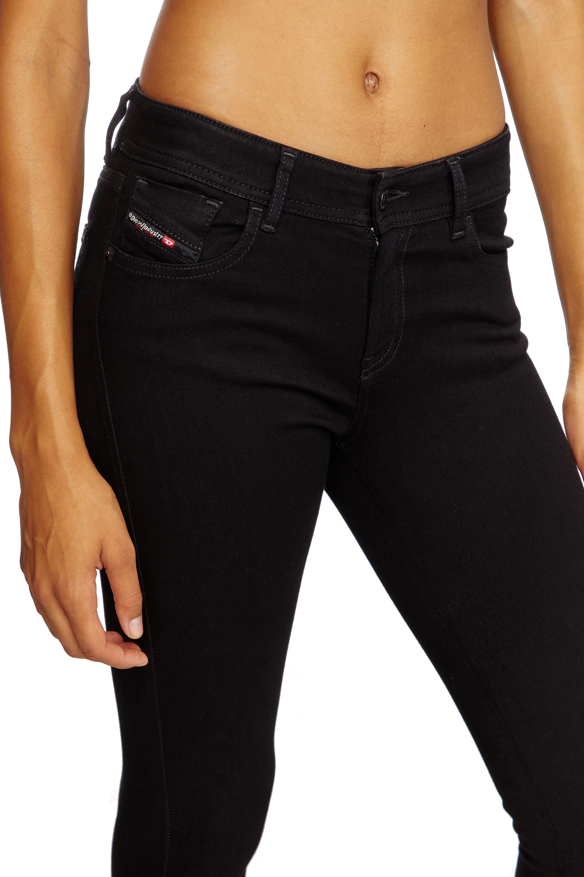早い者勝ち!!! DIESEL ◆ スキニーデニム｜2017 Slandy 069ef 2017 SLANDY Woman: Super skinny Jeans regular waist | Black