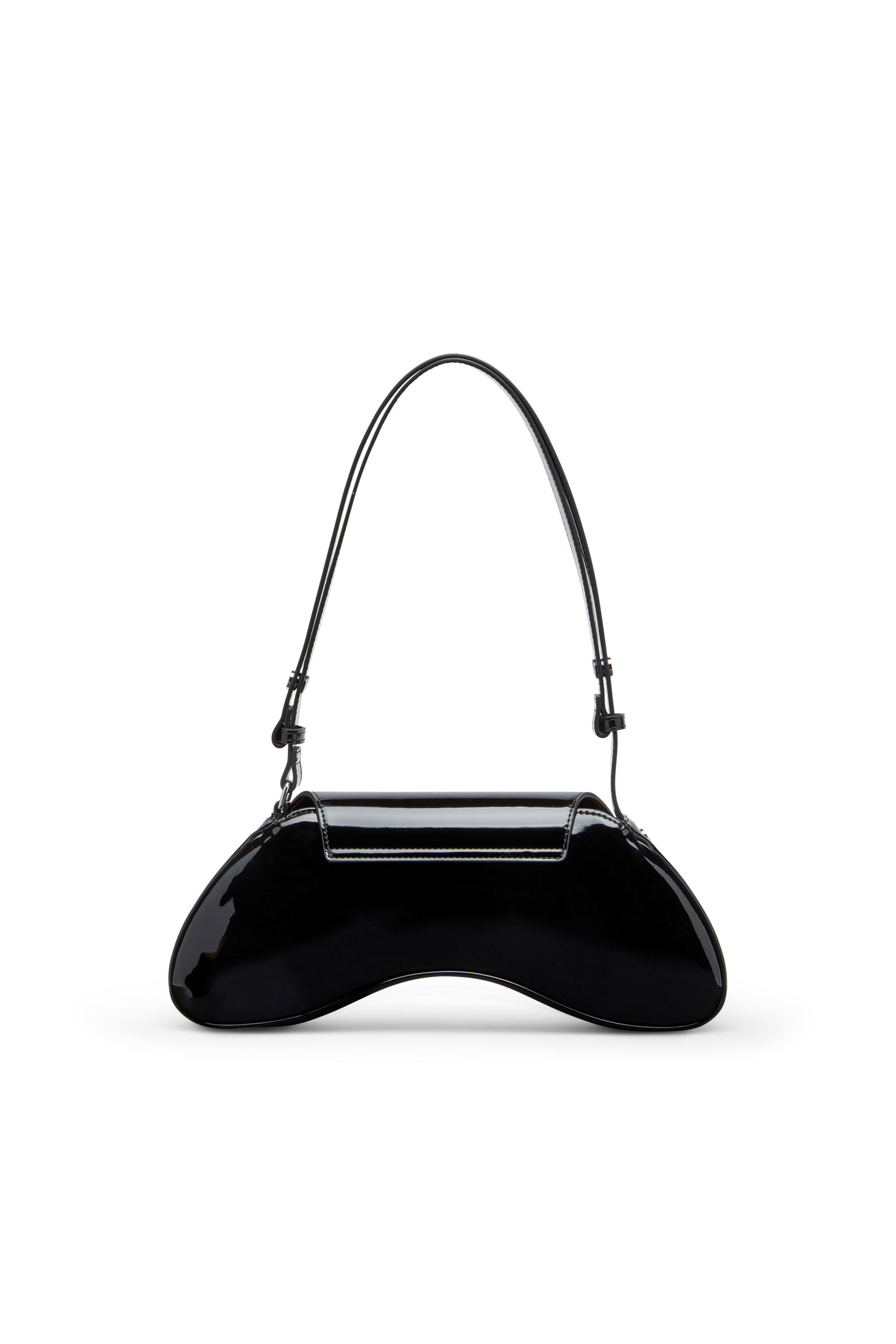 Diesel - PLAY CROSSBODY, Woman's Play-Crossbody bag in glossy PU in Black - 3