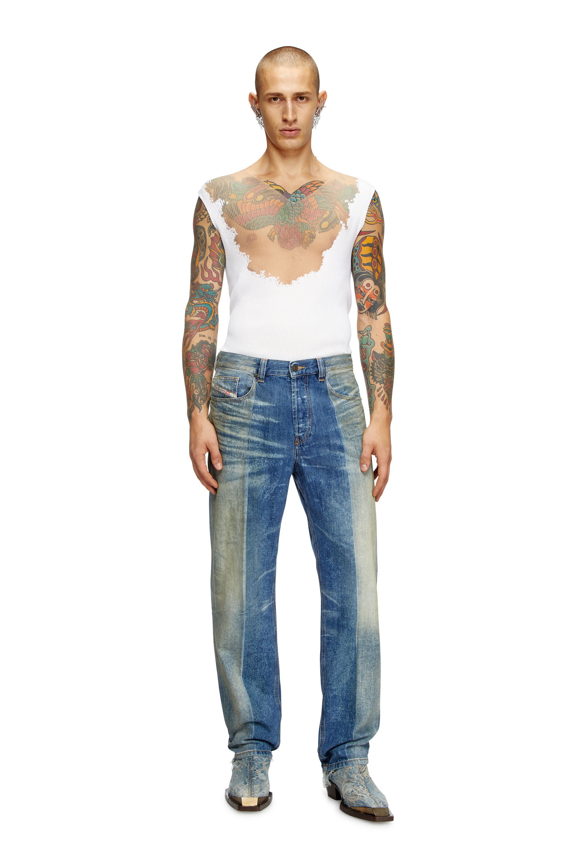 CONP 24SS Ripped Detail Jeans