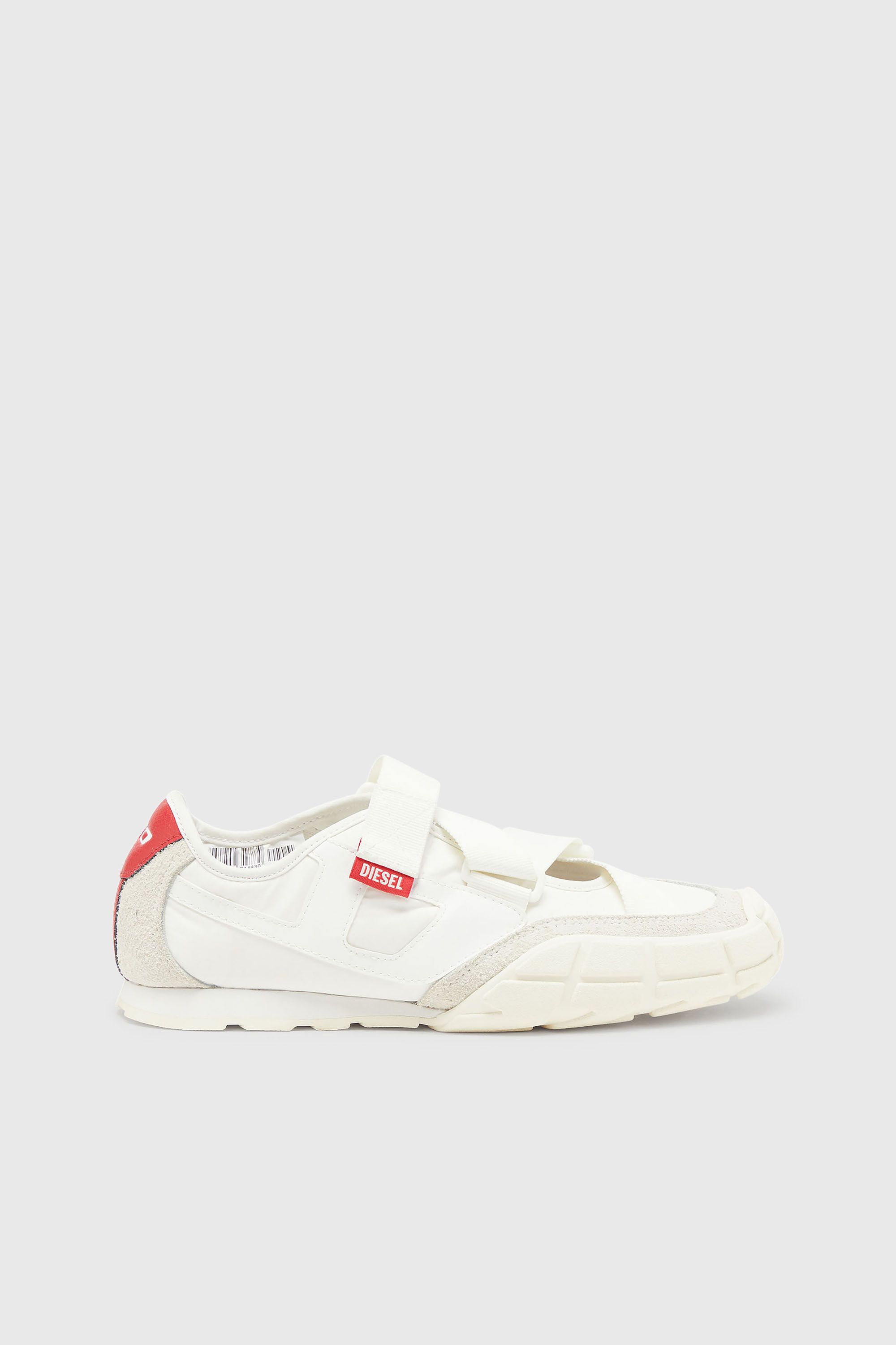Diesel - S-PAGODHA SLIP-ON W, Woman's S-Pagodha-Tongue-free strap sneakers in ripstop in White - 1