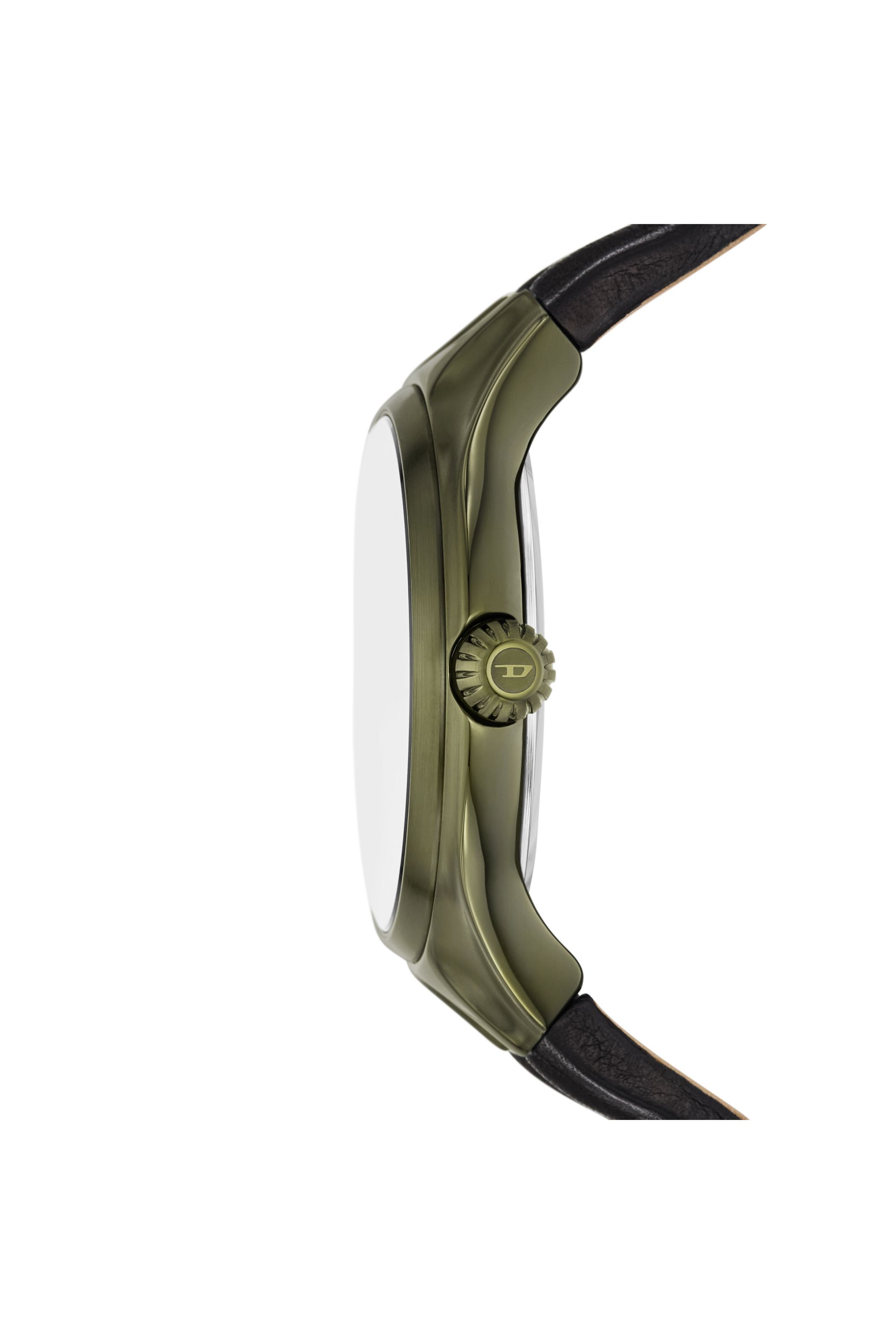 大人気の Three-Hand Streamline Men's Black Multicolor | Watch Leather ウェア