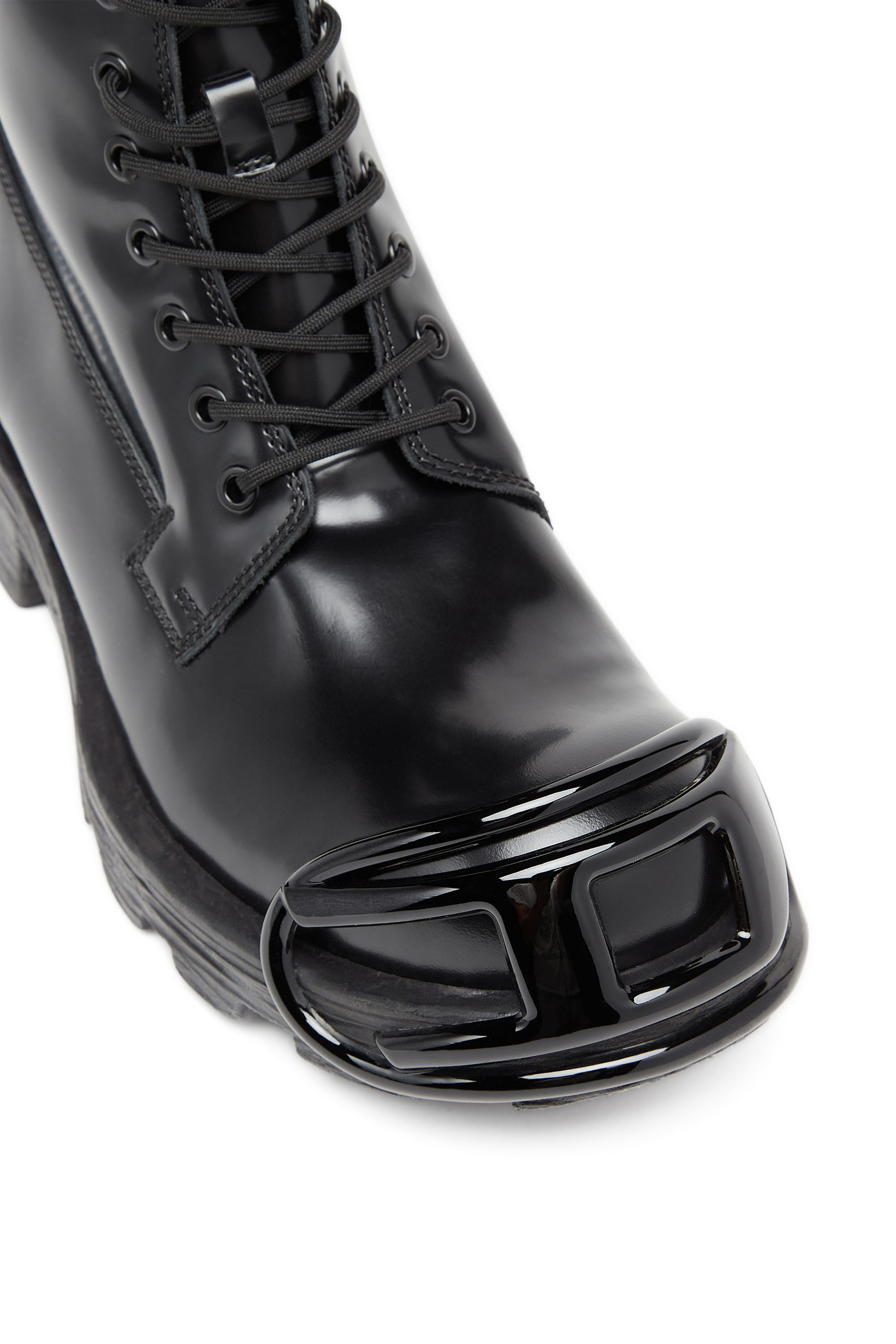 Men's D-Hammer BT D - Leather boots with oval D toe guard | Black