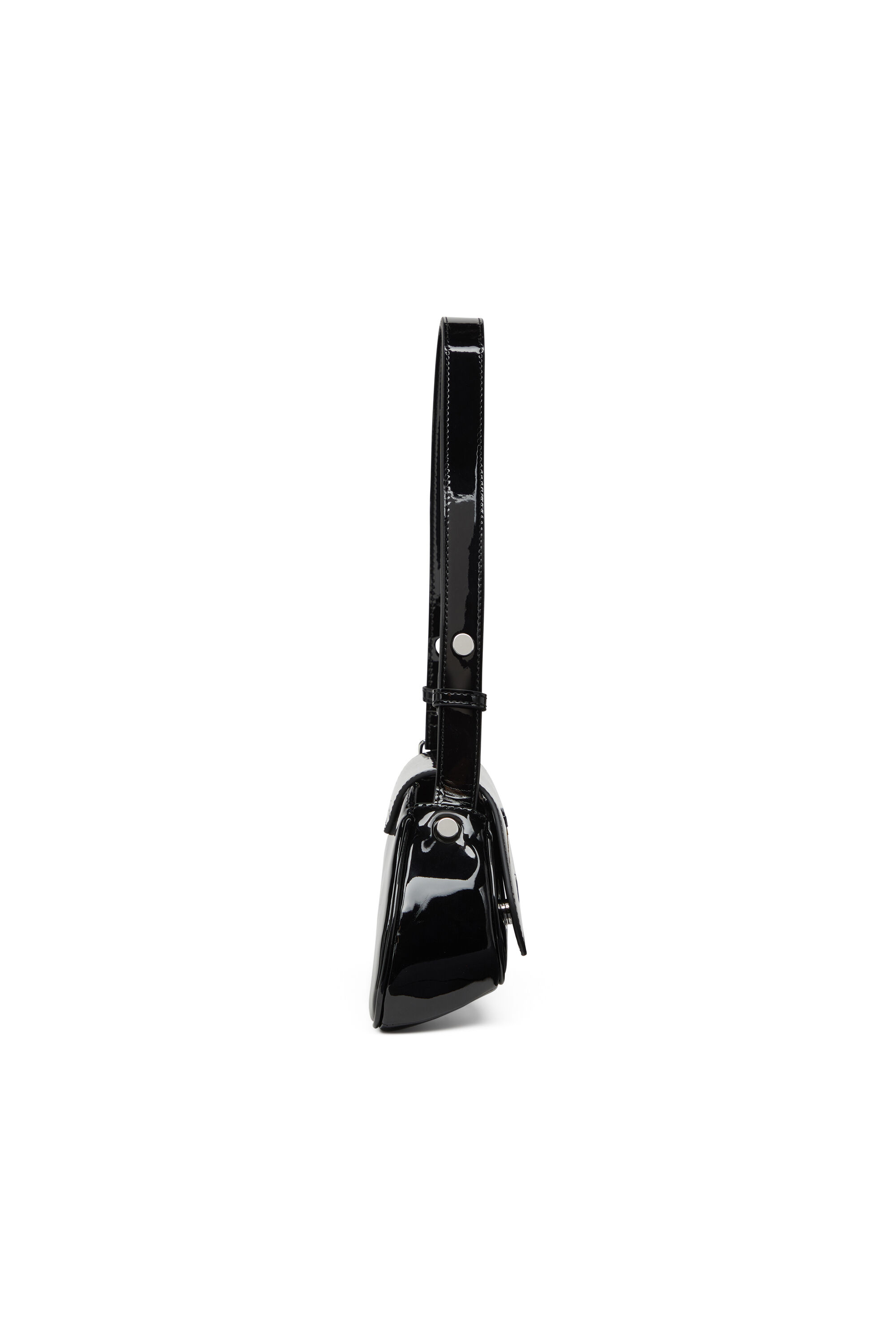 Diesel - PLAY CROSSBODY, Woman's Play-Crossbody bag in glossy PU in Black - 4