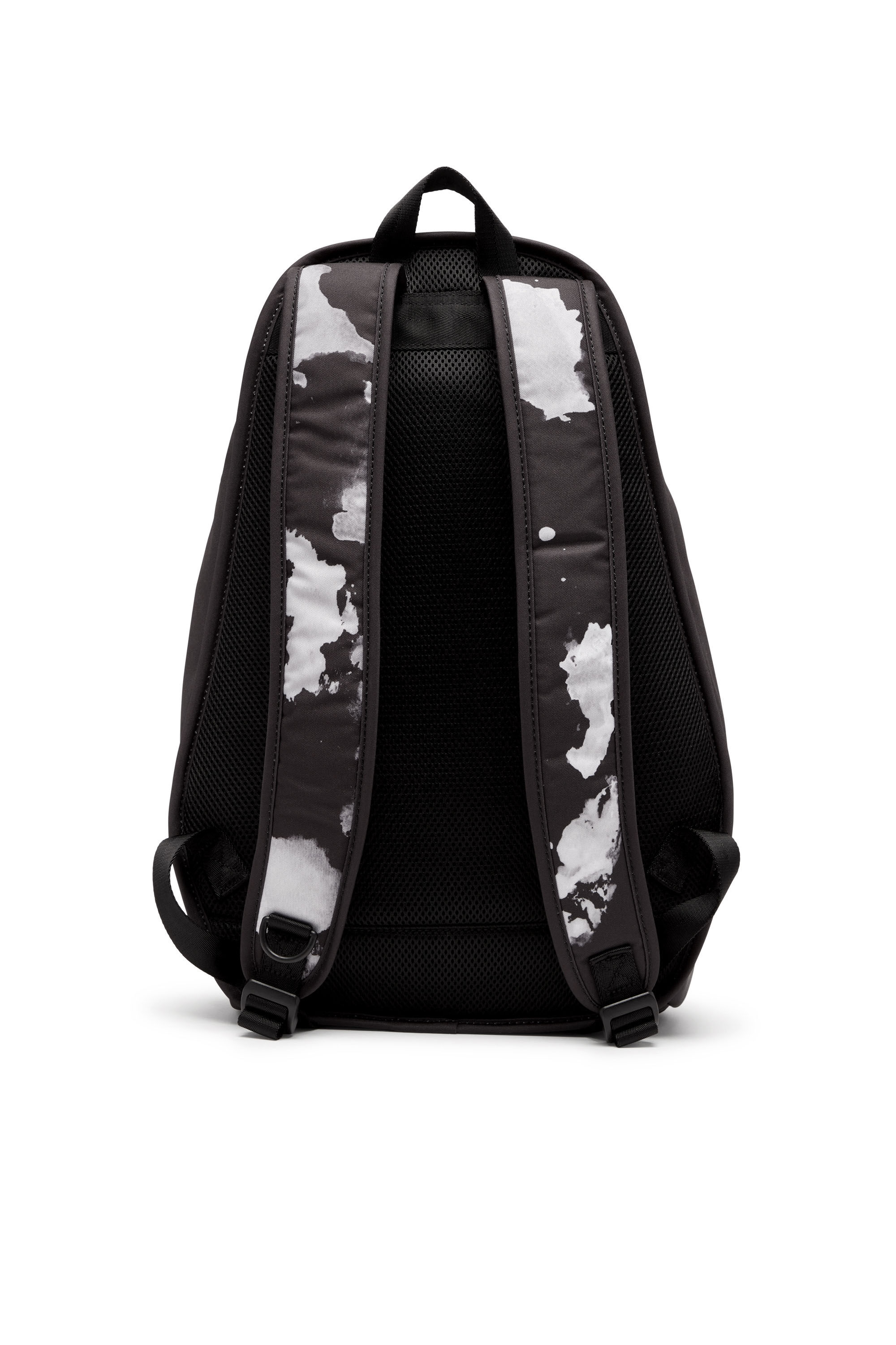 Men's Rave Backpack X - Backpack in logo-printed fabric | Black | Diesel