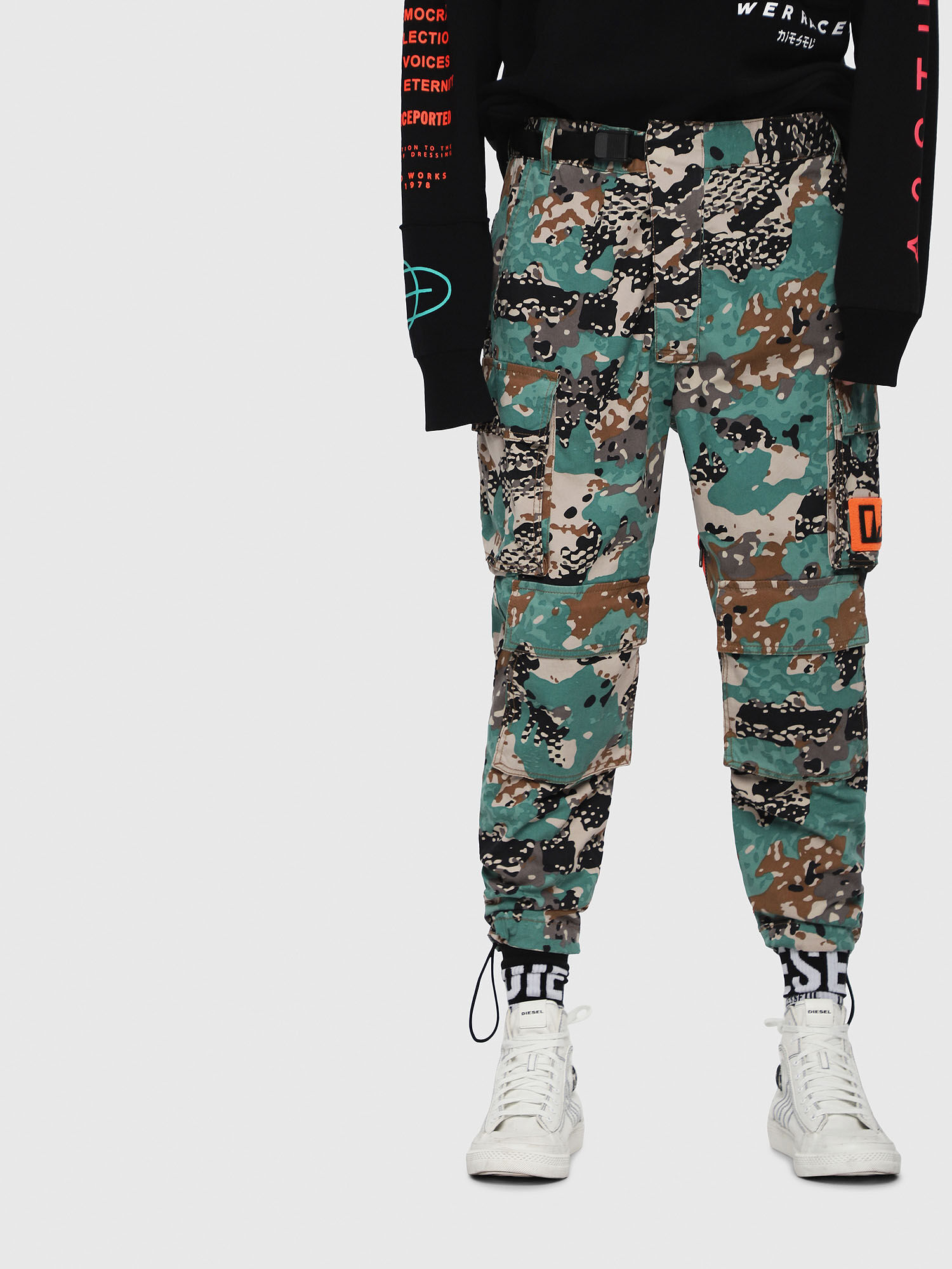 diesel camouflage pants