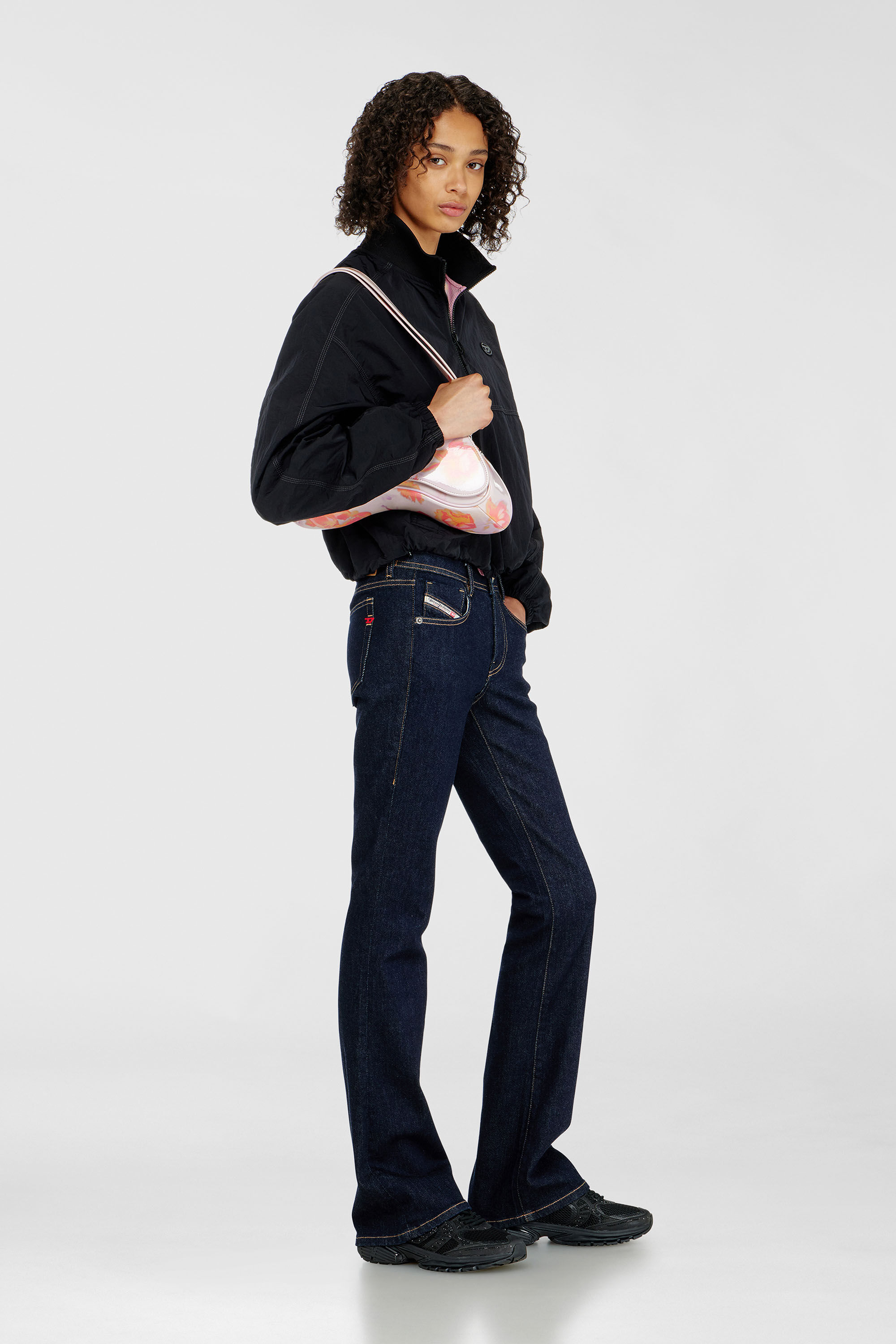 Diesel - Woman's Bootcut Jeans 1969 D-Ebbey 0HDBM, Dark Blue - 2
