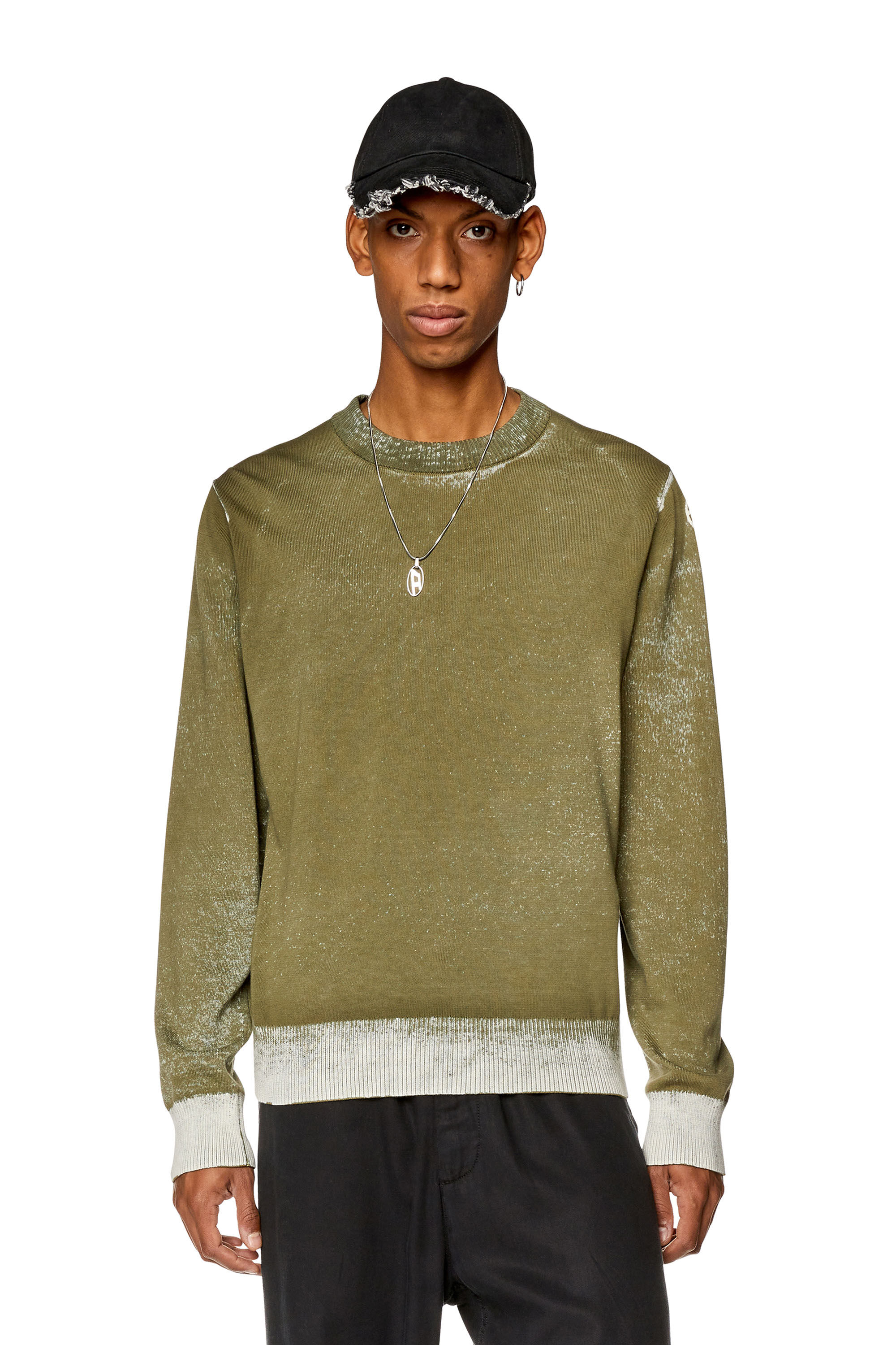Military discount green jumper