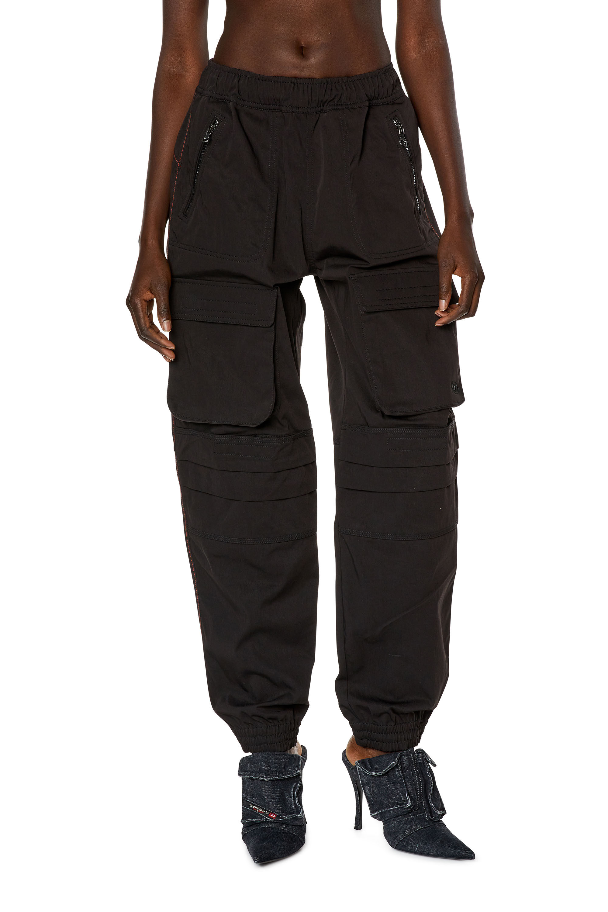 Women's Cargo pants in nylon twill | P-MIRT Diesel