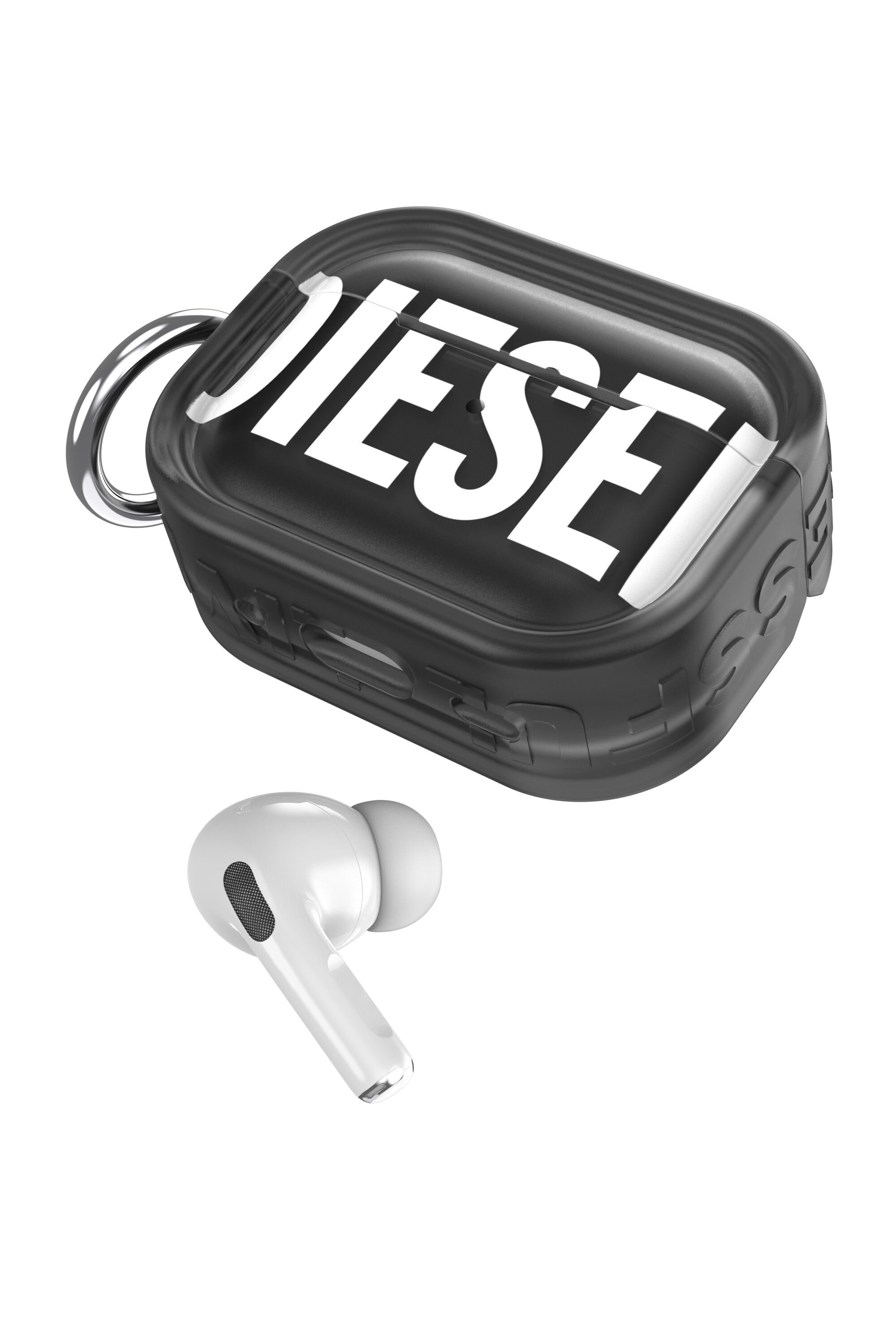 ノベルティ　AirPodsケース　ブラック Women's Biscotto bumper case for Airpods Pro / Pro 2 | Black | Diesel