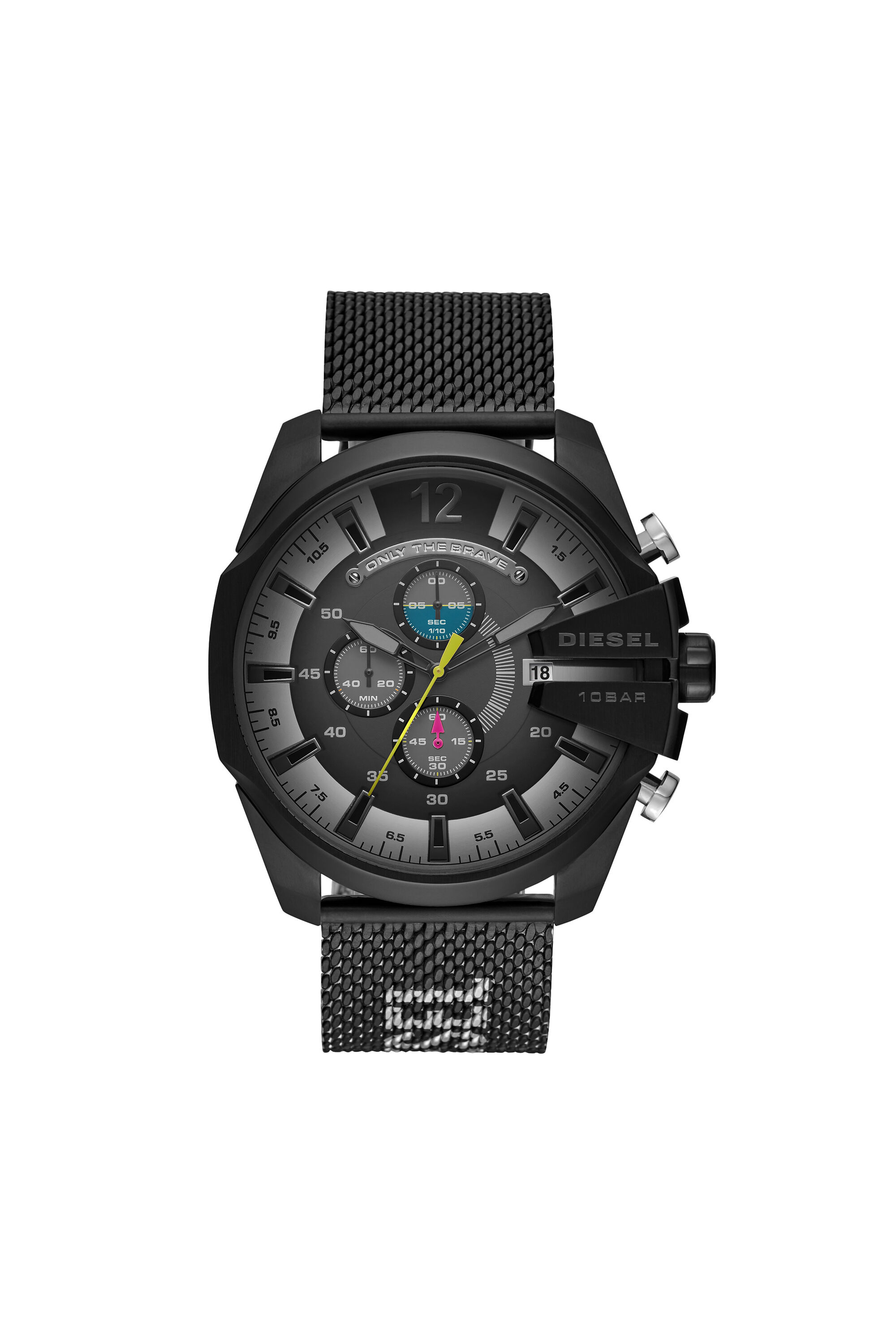 DZ4514 Man: Mega Chief chronograph stainless steel watch | Diesel