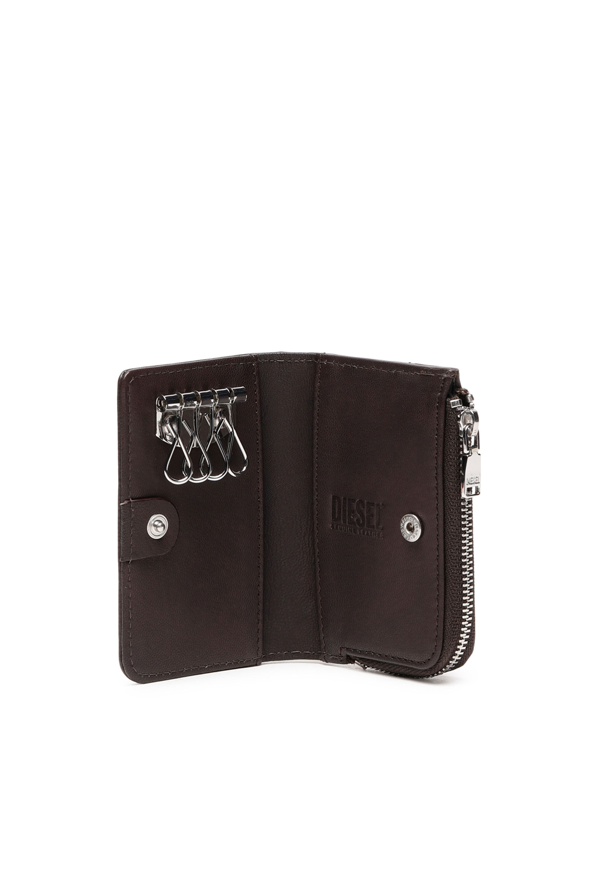 L-ZIP KEY Man: Key case in grained leather | Diesel