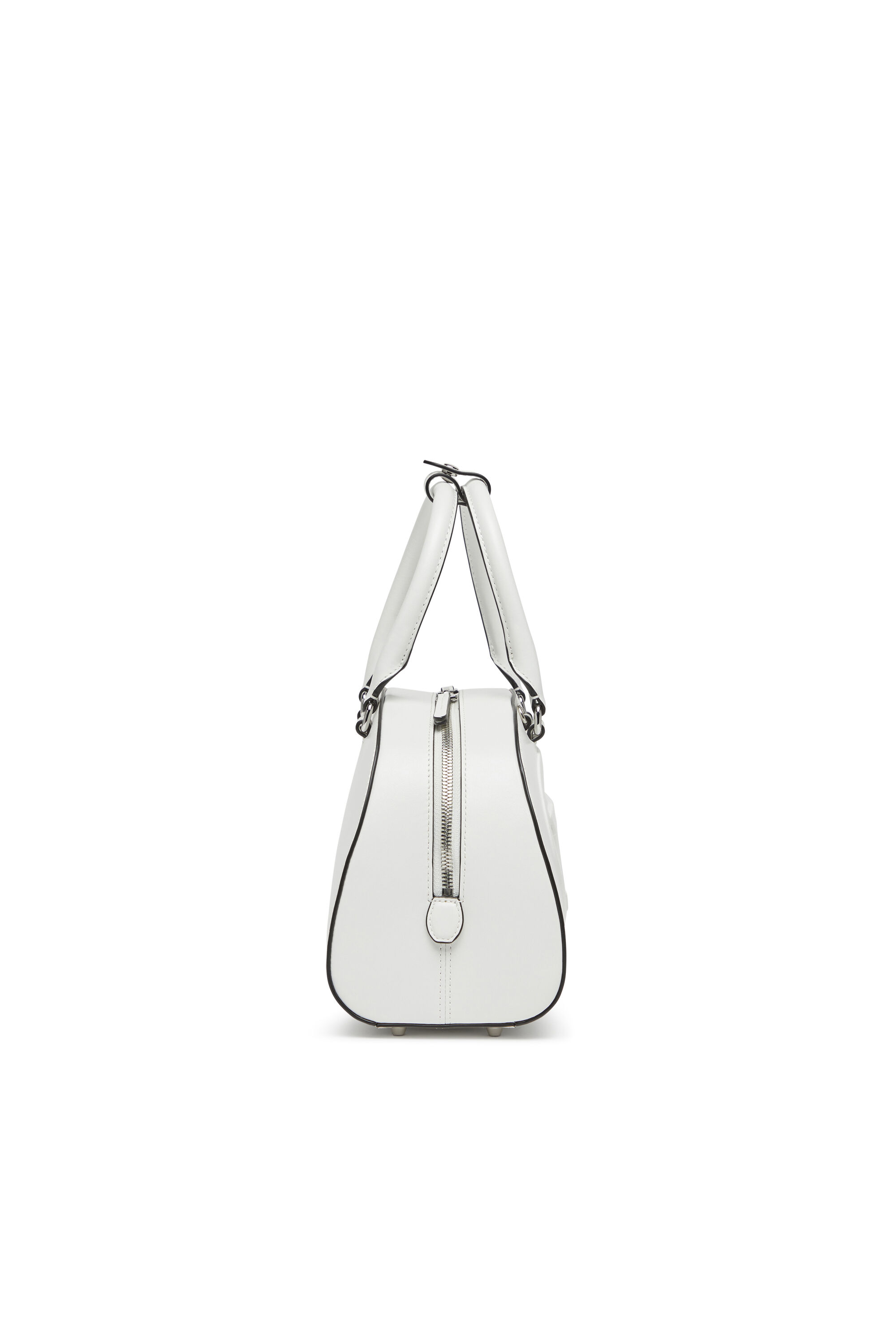 Women's 1DR Dome-Leather bowling bag | White | Diesel