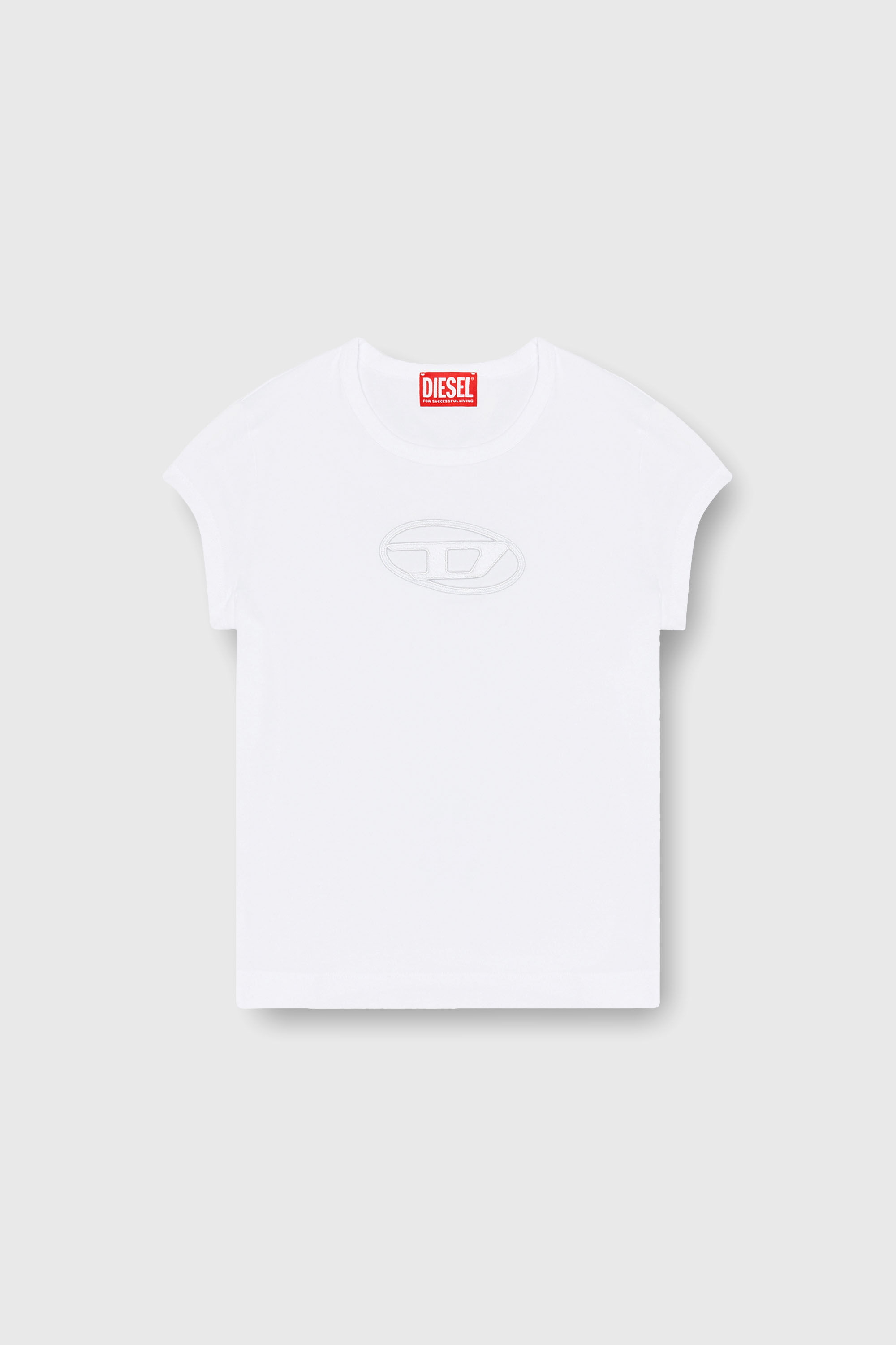 【美品】 DIESEL T-angie Tシャツ Sサイズ T-ANGIE Woman: Cotton T-shirt with cut-out D logo | Diesel {{Country}}