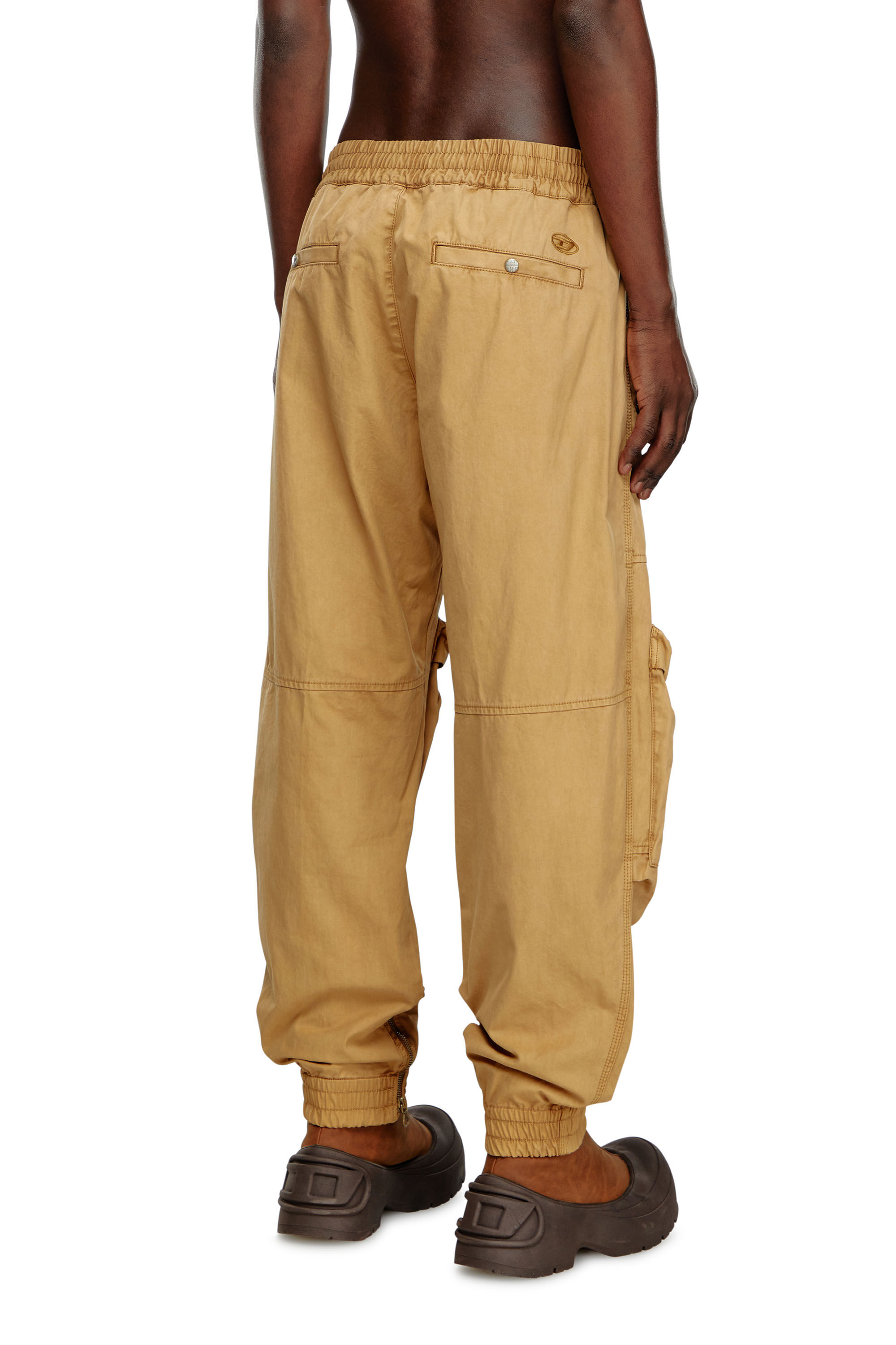 Men's Cargo pants in faded organic cotton | Brown | Diesel