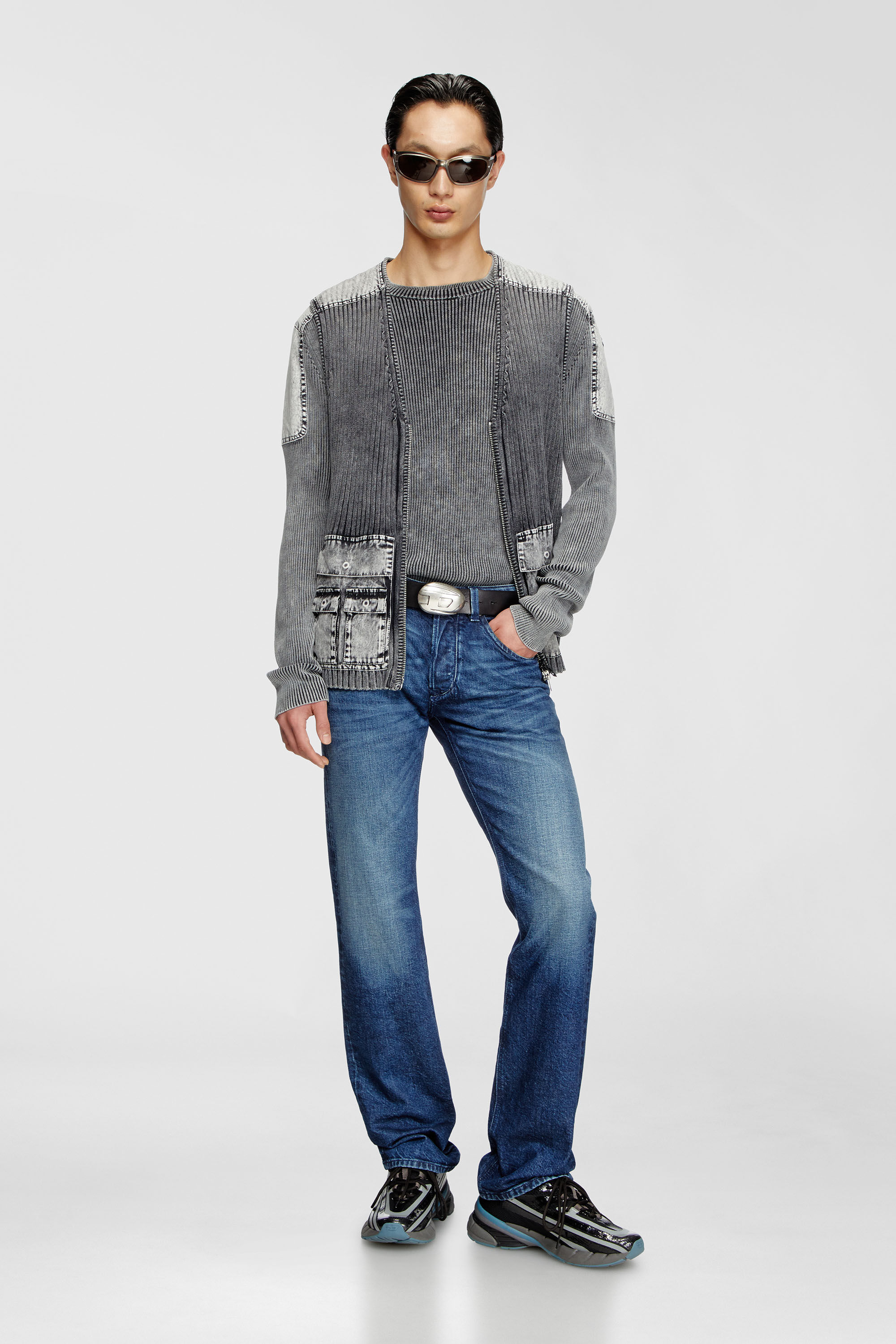 Men's Regular Jeans | Low Waist 1985 LarkeeDark Blue | Diesel TR