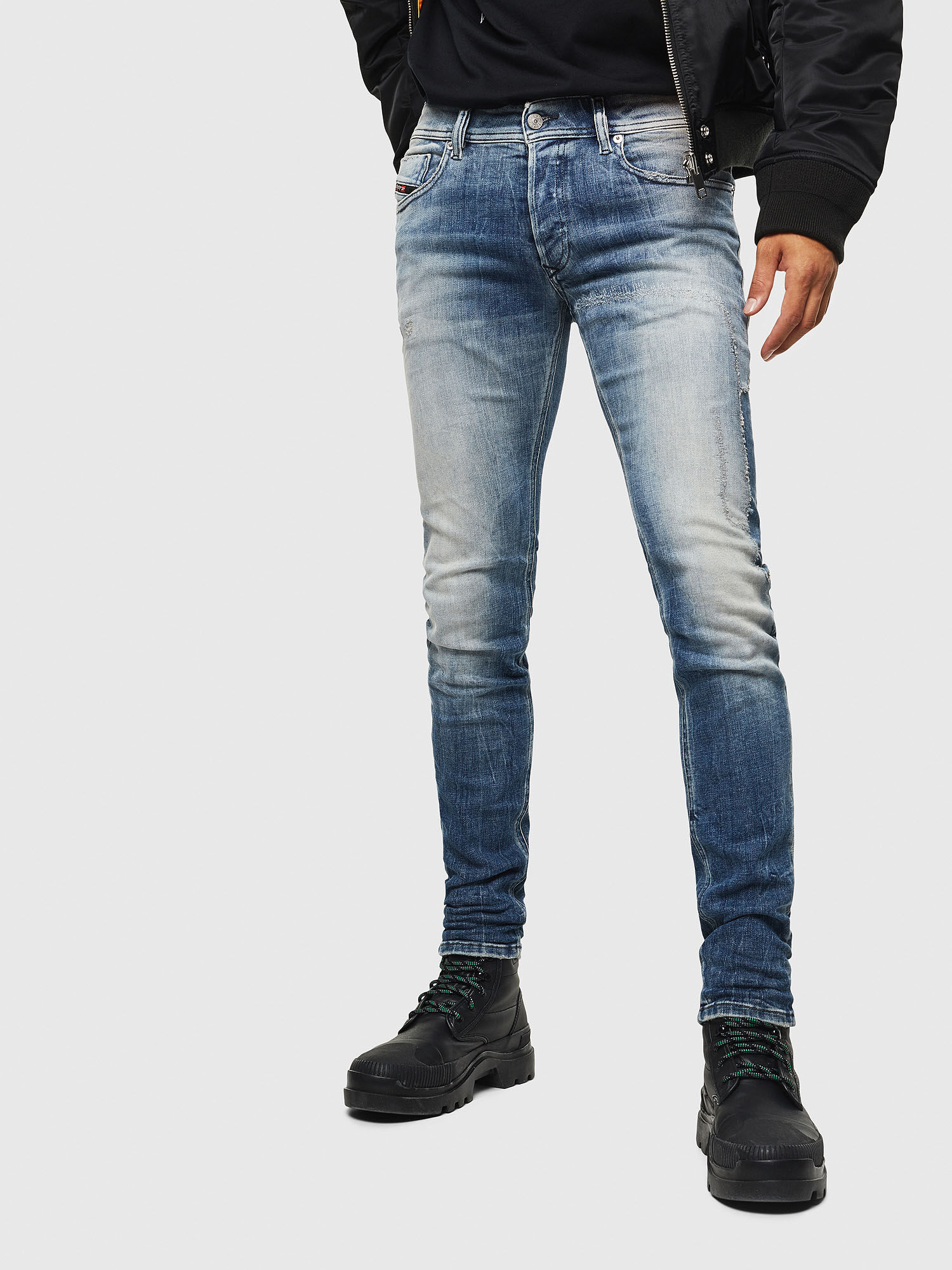 diesel sleenker slim skinny jeans