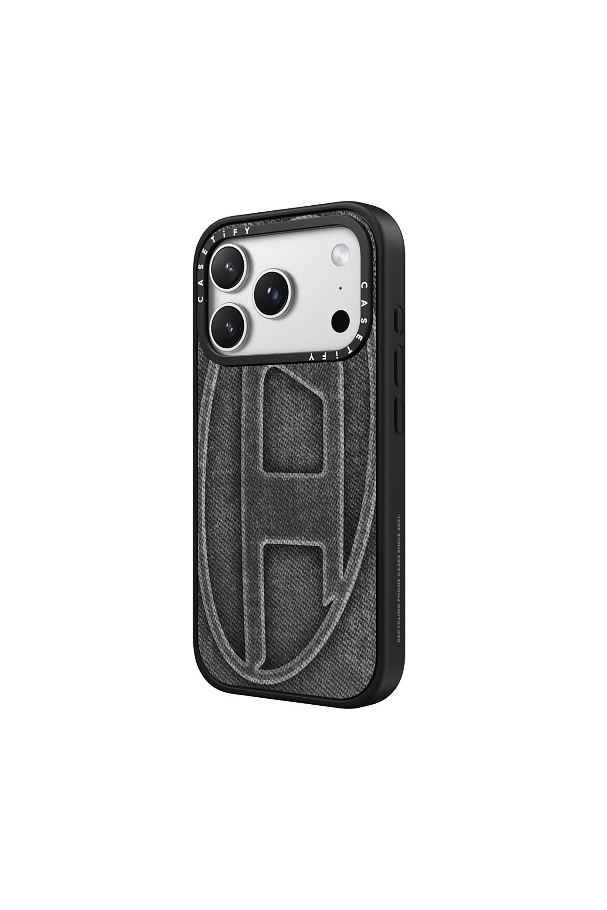 Women's Oval D impact case for iPhone 17 Pro Max | Black | Diesel