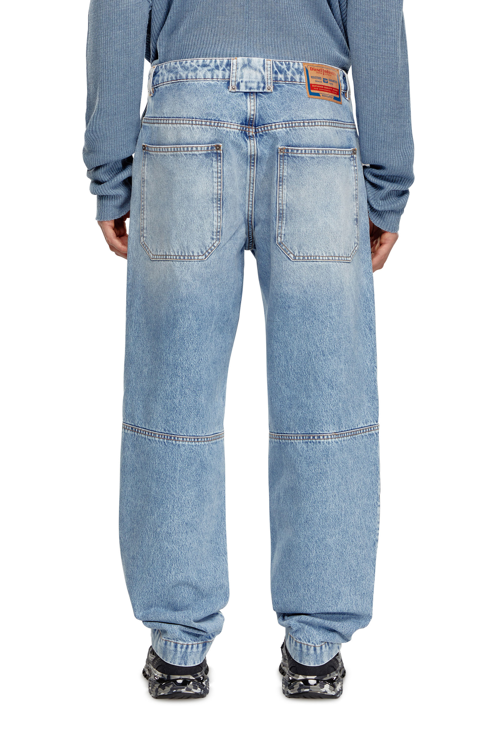 D-P-5-D Men: Seamed Tapered Jeans | Light blue | Diesel