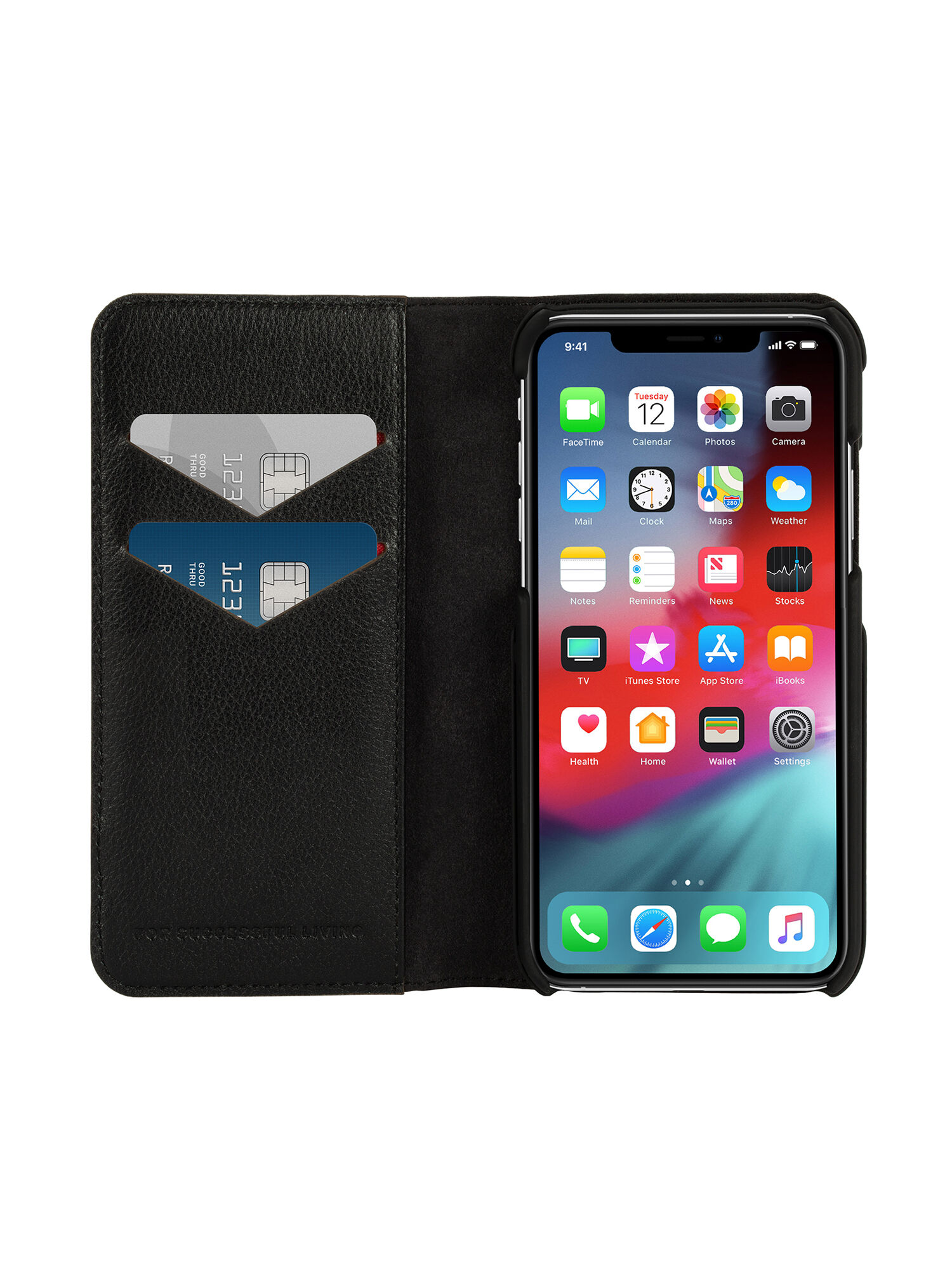 DIESEL 2-IN-1 FOLIO CASE FOR IPHONE XS MAX, 