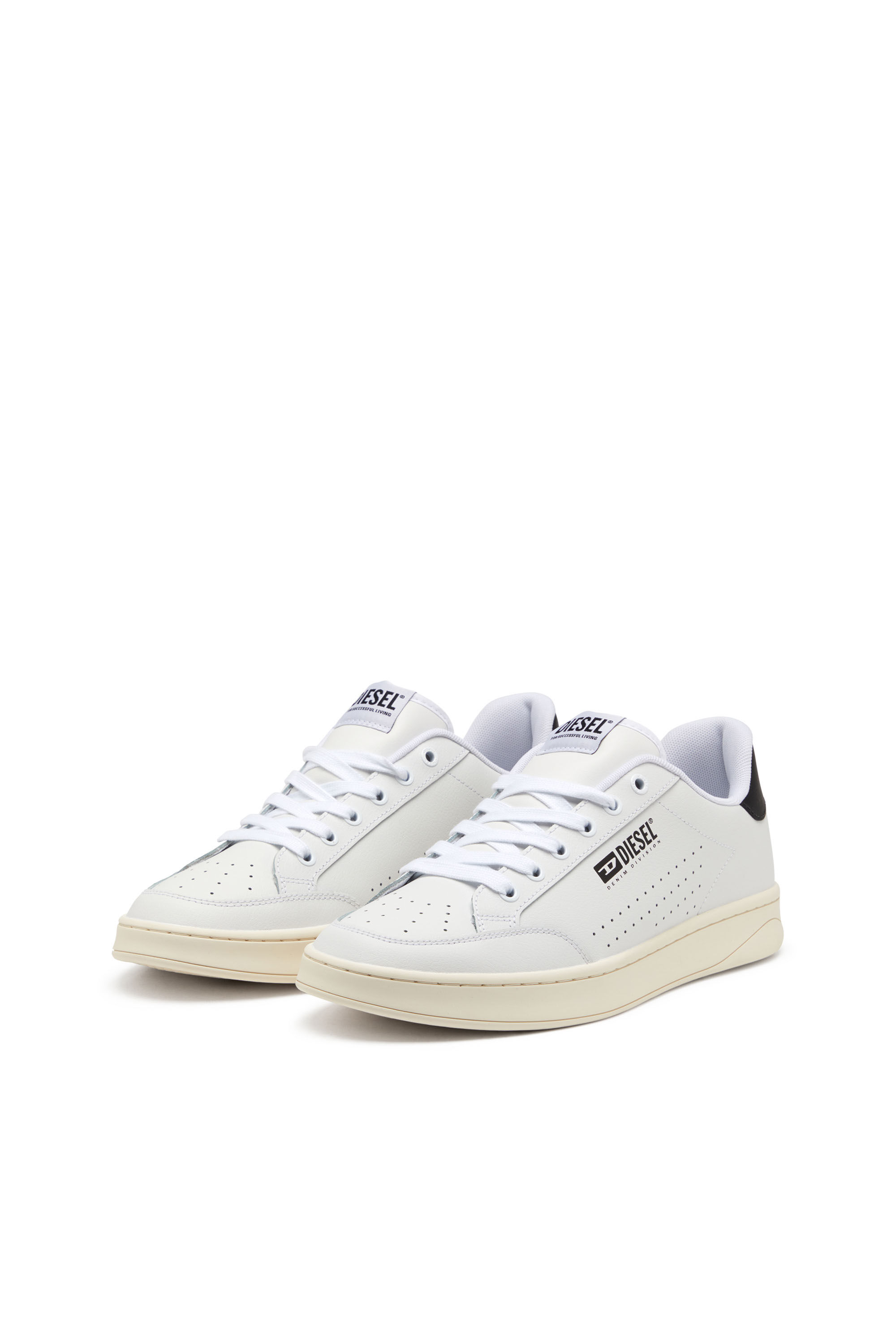 Men s S Athene Retro sneakers in perforated leather Multicolor Diesel