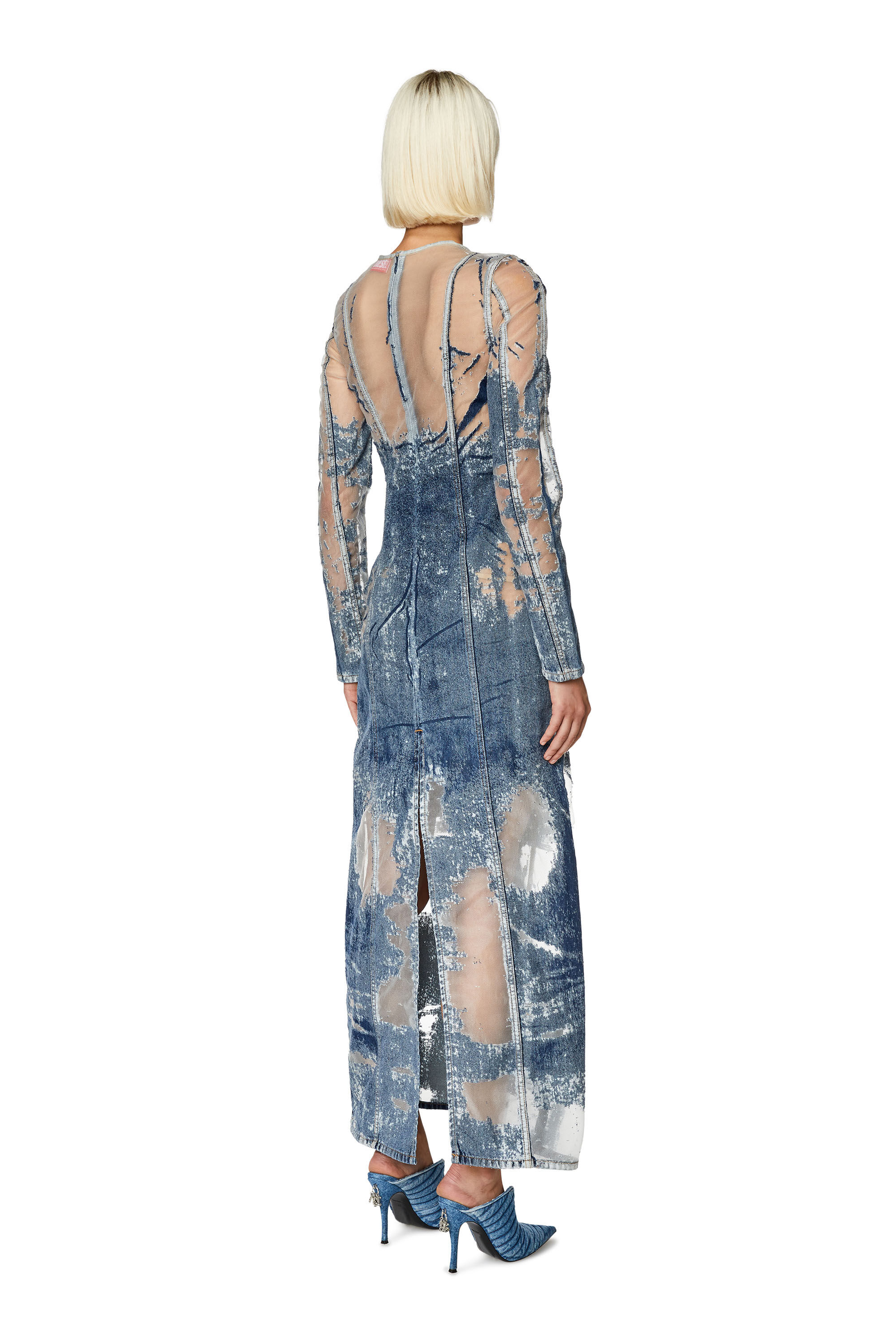 Modishshe stylish deals ripped denim dress