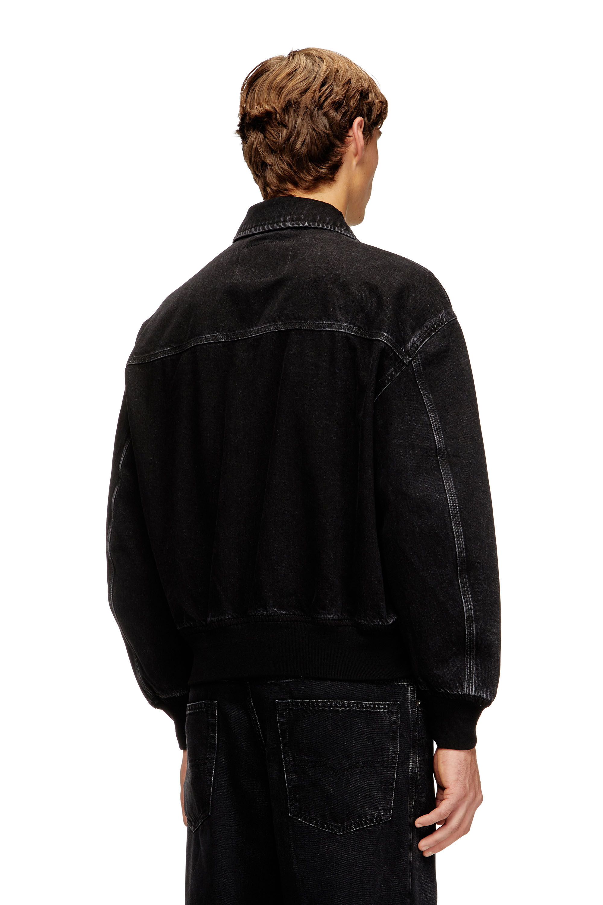 Women's Jacket in denim | Black | Diesel {{Country}}